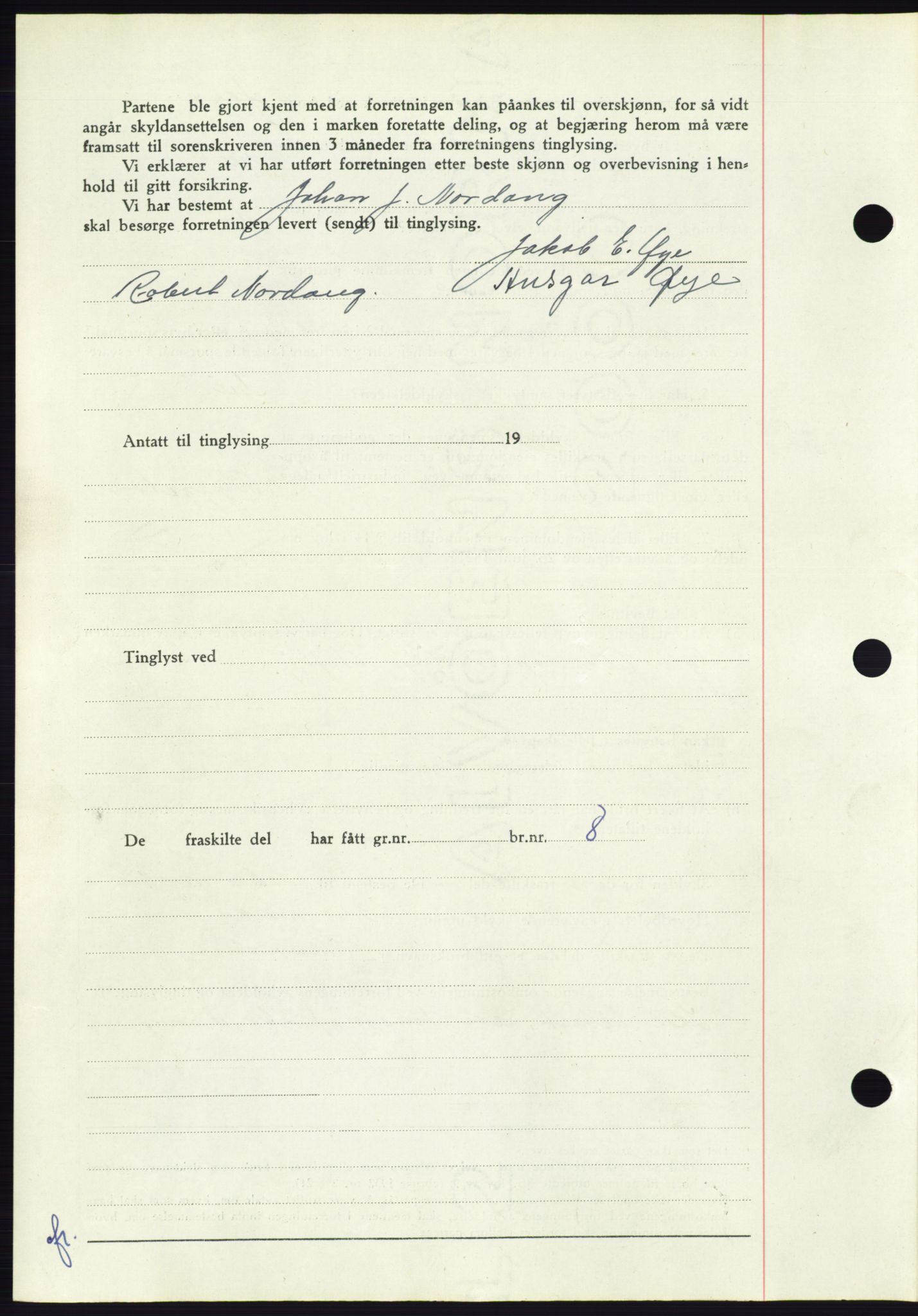 Søre Sunnmøre sorenskriveri, AV/SAT-A-4122/1/2/2C/L0095: Pantebok nr. 21A, 1953-1953, Dagboknr: 1439/1953
