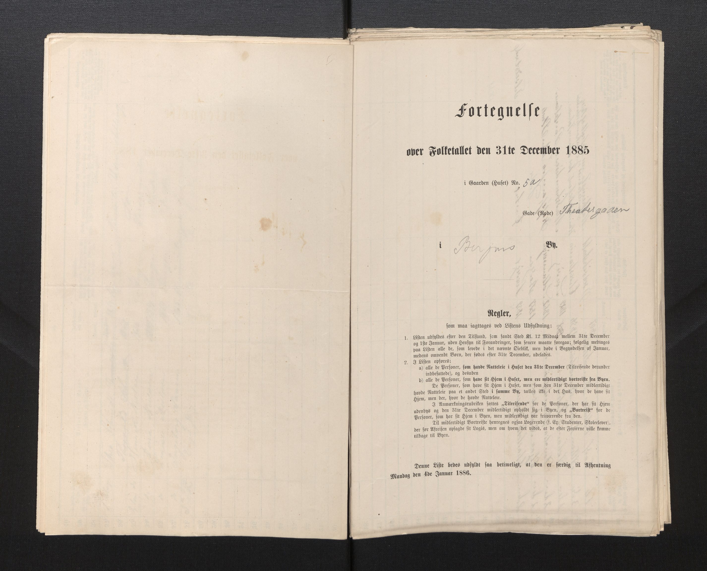 SAB, Folketelling 1885 for 1301 Bergen kjøpstad, 1885, s. 7176