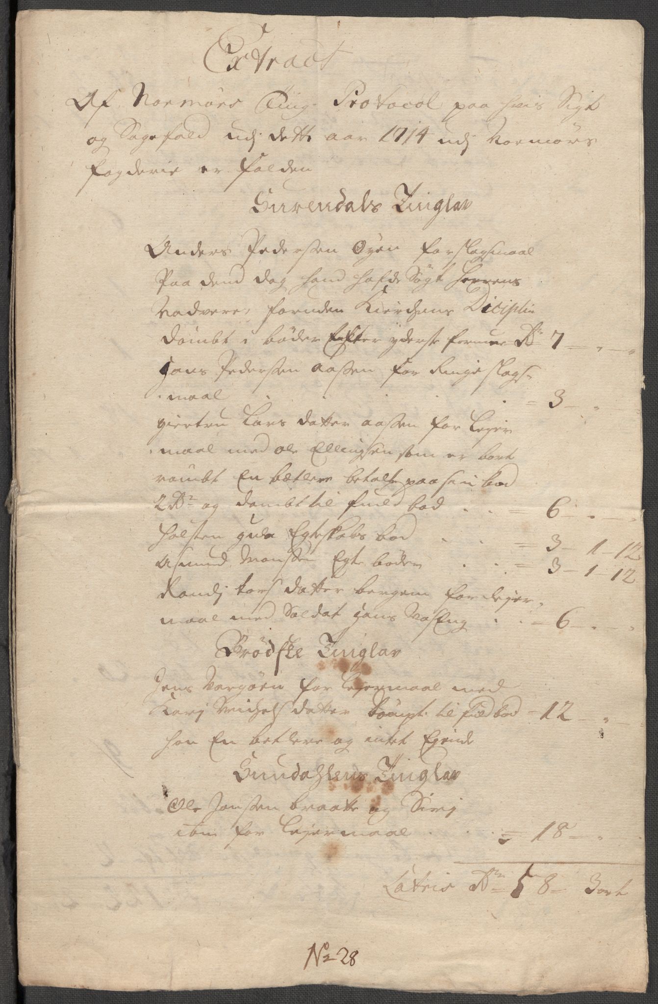 Rentekammeret inntil 1814, Reviderte regnskaper, Fogderegnskap, RA/EA-4092/R56/L3748: Fogderegnskap Nordmøre, 1714-1715, s. 162
