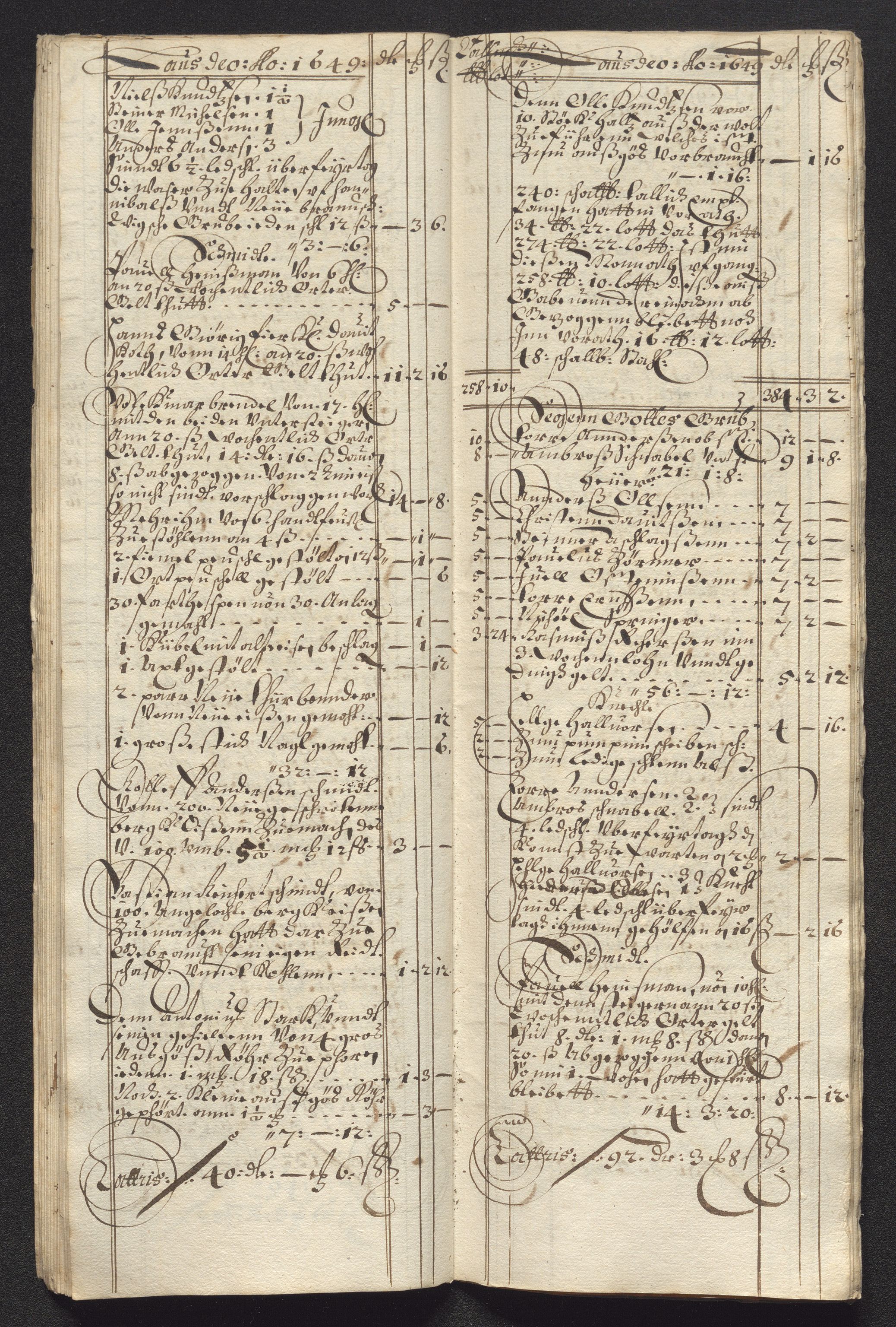 Kongsberg Sølvverk 1623-1816, SAKO/EA-3135/001/D/Dc/Dcd/L0023: Utgiftsregnskap for gruver m.m., 1649, s. 275