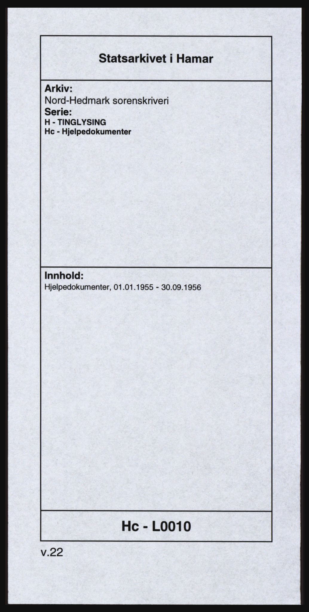 Nord-Hedmark sorenskriveri, SAH/TING-012/H/Hc/L0010: Pantebok nr. 10, 1955-1956