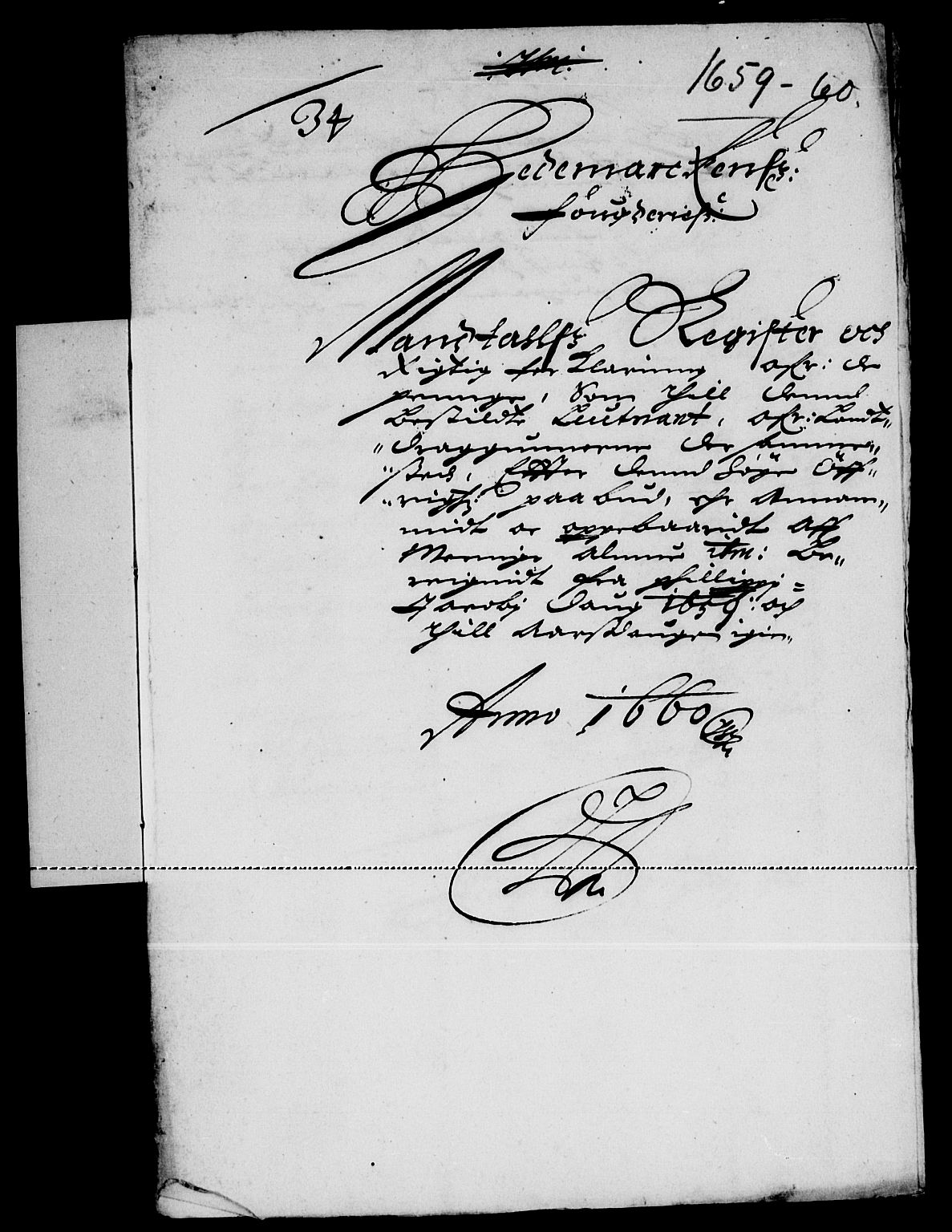 Rentekammeret inntil 1814, Reviderte regnskaper, Lensregnskaper, AV/RA-EA-5023/R/Rb/Rba/L0252: Akershus len, 1659-1660