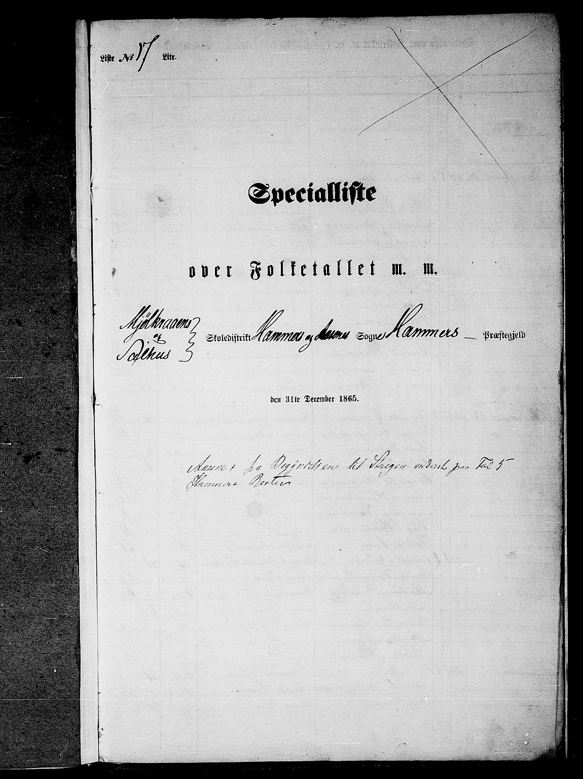 RA, Folketelling 1865 for 1254P Hamre prestegjeld, 1865, s. 214