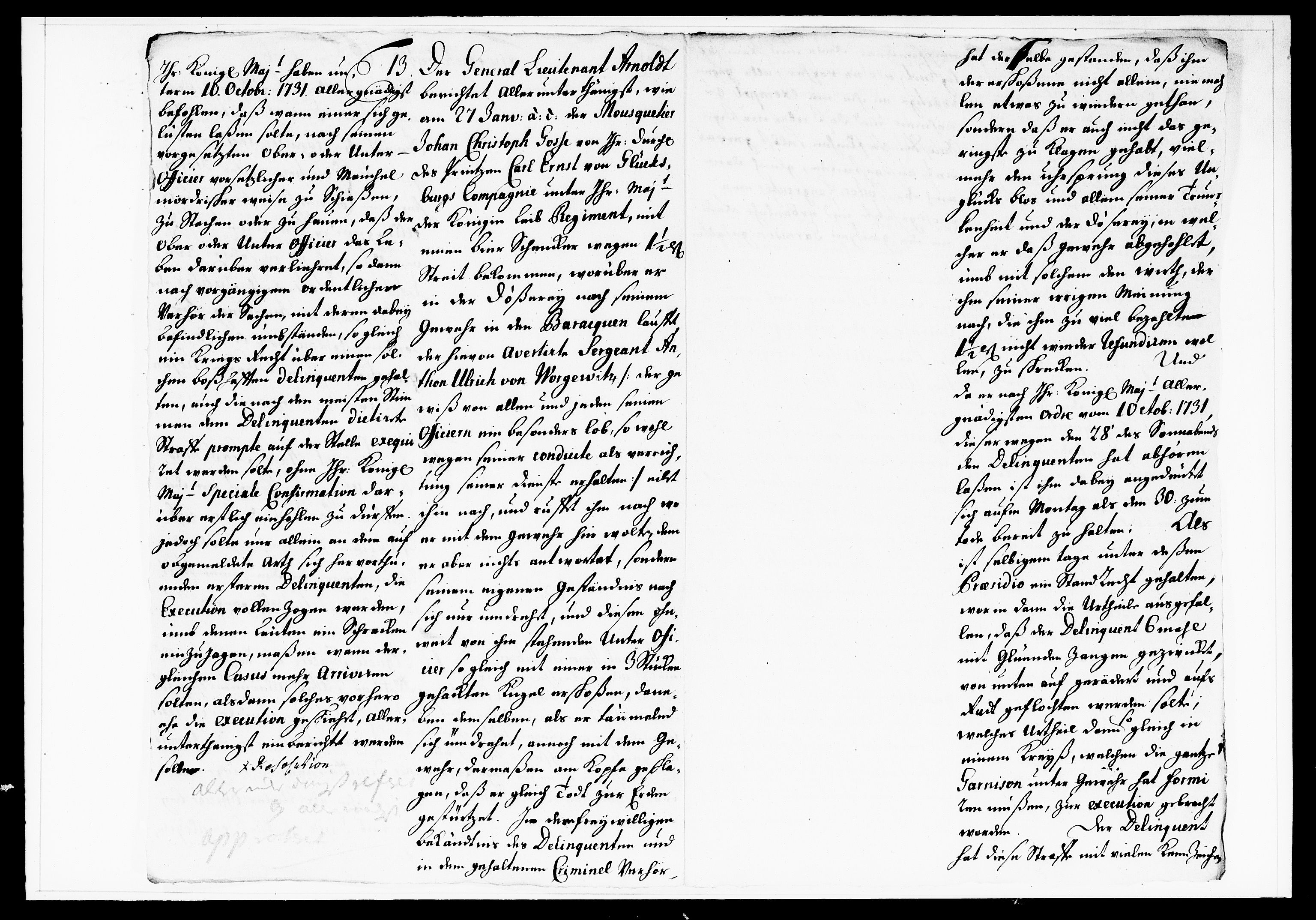 Krigskollegiet, Krigskancelliet, DRA/A-0006/-/1130-1137: Refererede sager, 1736, s. 36