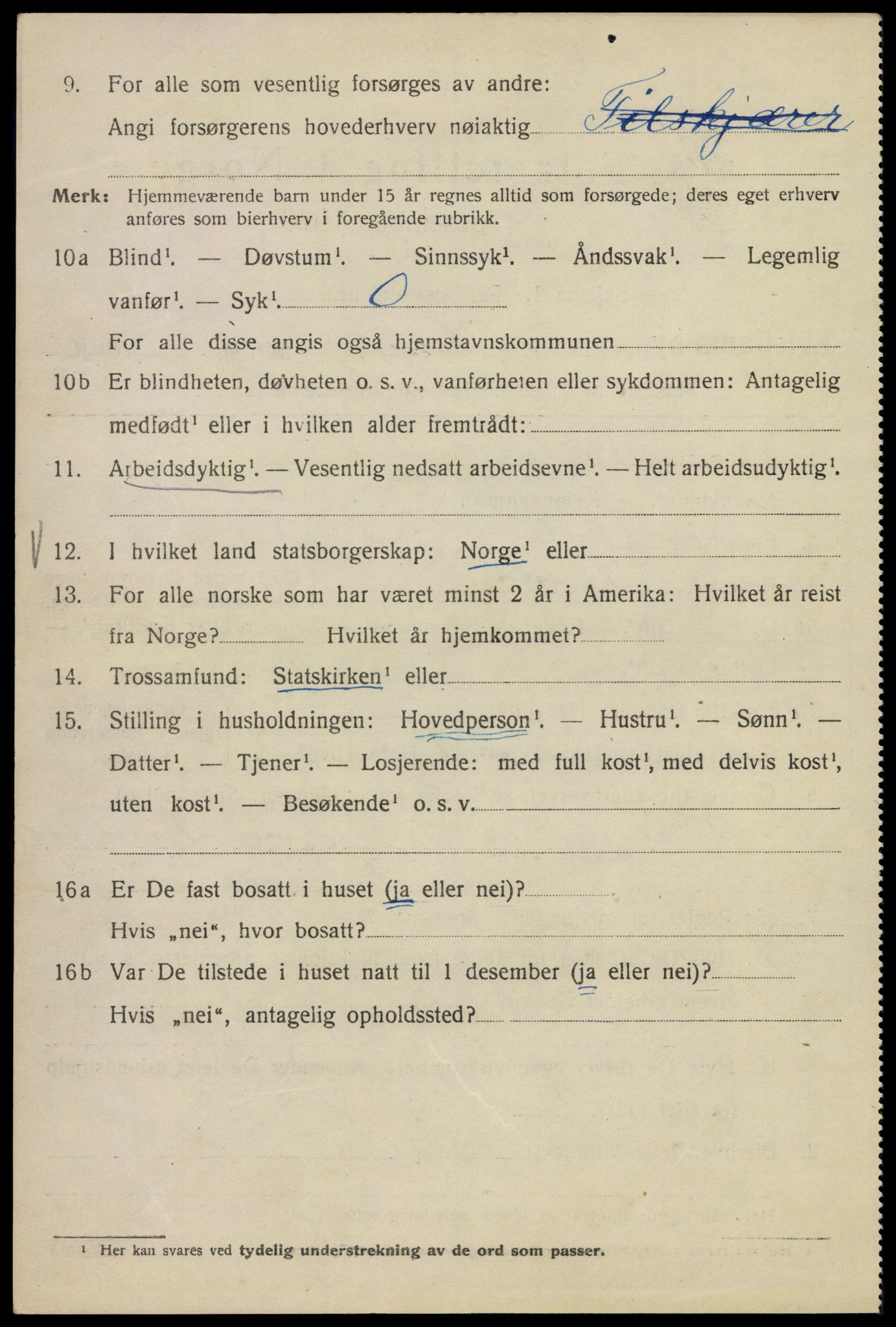 SAO, Folketelling 1920 for 0301 Kristiania kjøpstad, 1920, s. 567438