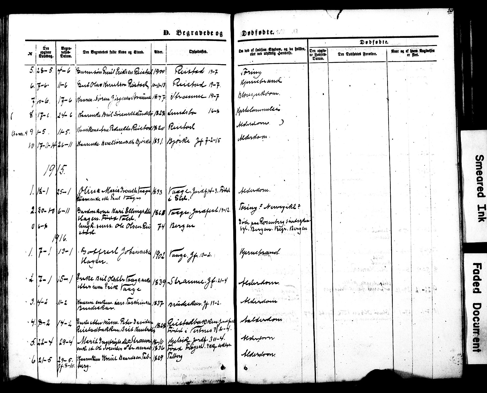 Ministerialprotokoller, klokkerbøker og fødselsregistre - Møre og Romsdal, AV/SAT-A-1454/550/L0618: Klokkerbok nr. 550C01, 1870-1927, s. 260