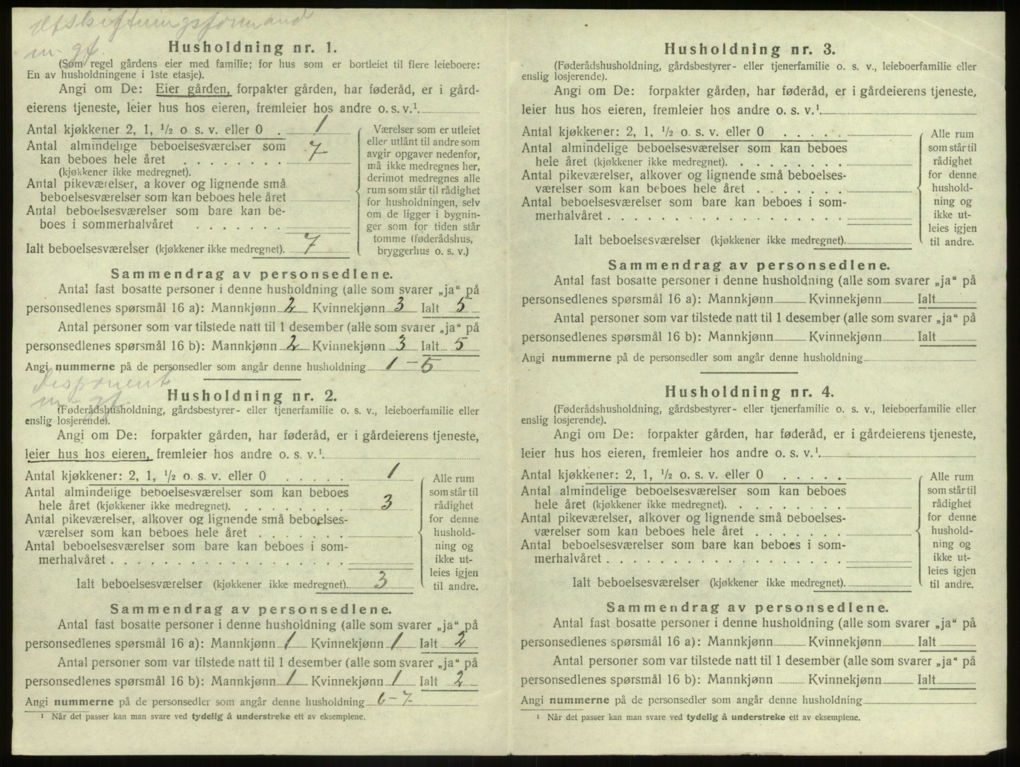 SAB, Folketelling 1920 for 1439 Sør-Vågsøy herred, 1920, s. 304