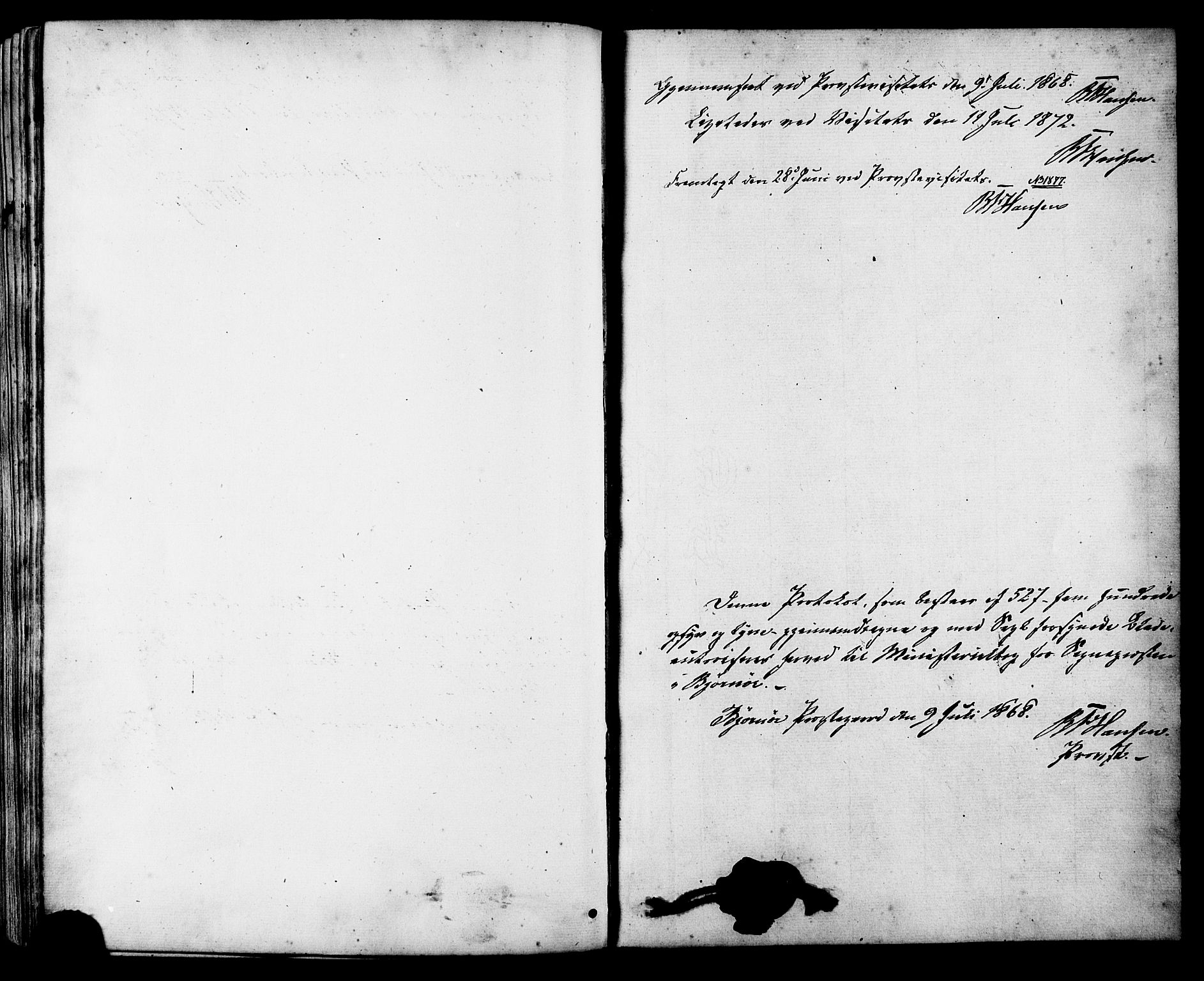 Ministerialprotokoller, klokkerbøker og fødselsregistre - Sør-Trøndelag, AV/SAT-A-1456/657/L0706: Ministerialbok nr. 657A07, 1867-1878