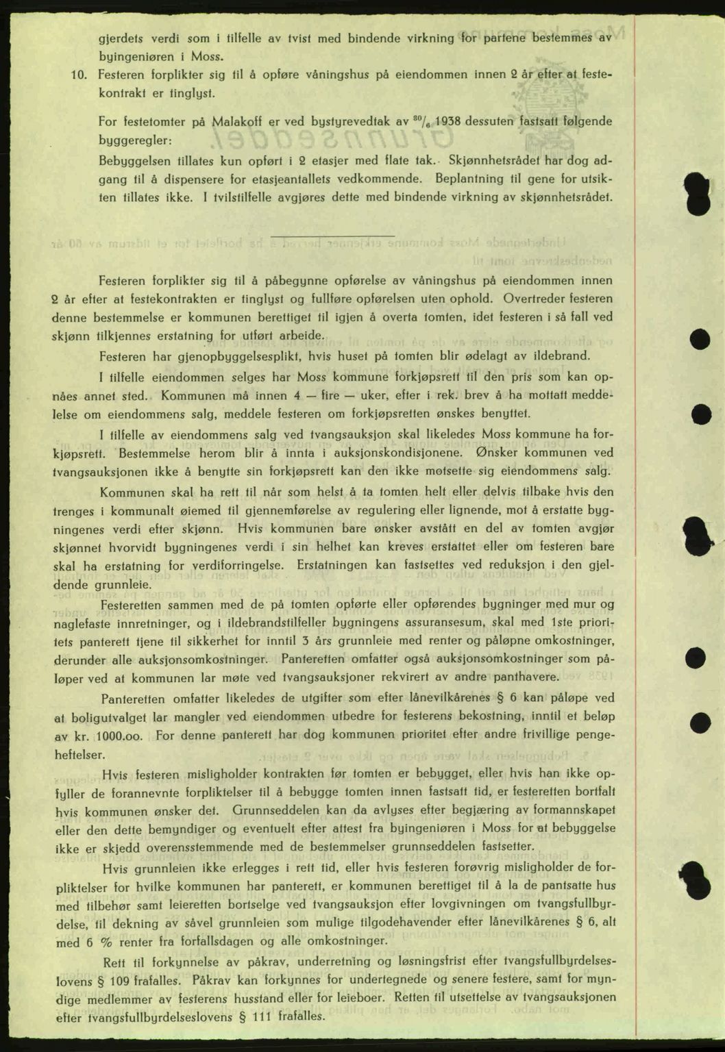 Moss sorenskriveri, SAO/A-10168: Pantebok nr. A5, 1938-1939, Dagboknr: 2757/1938