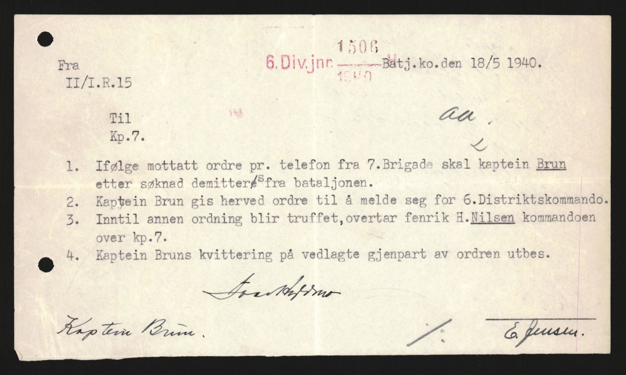 Forsvaret, Forsvarets krigshistoriske avdeling, AV/RA-RAFA-2017/Y/Yb/L0122: II-C-11-600  -  6. Divisjon med avdelinger, 1940, s. 577