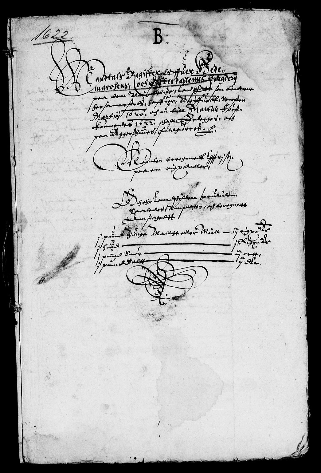 Rentekammeret inntil 1814, Reviderte regnskaper, Lensregnskaper, RA/EA-5023/R/Rb/Rba/L0062: Akershus len, 1622-1623