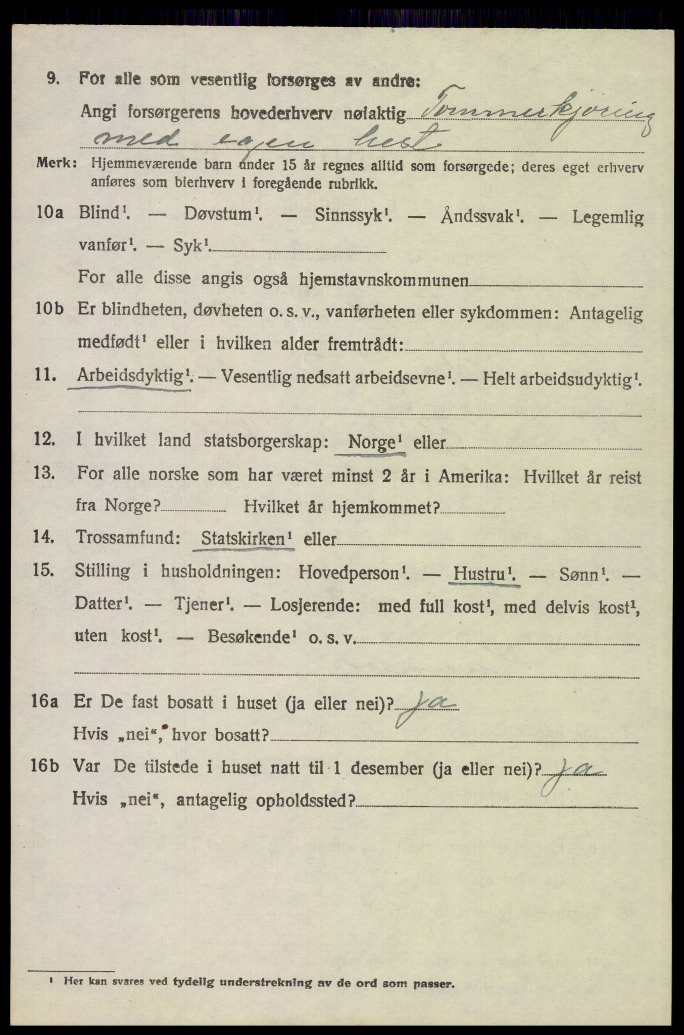SAH, Folketelling 1920 for 0428 Trysil herred, 1920, s. 5368