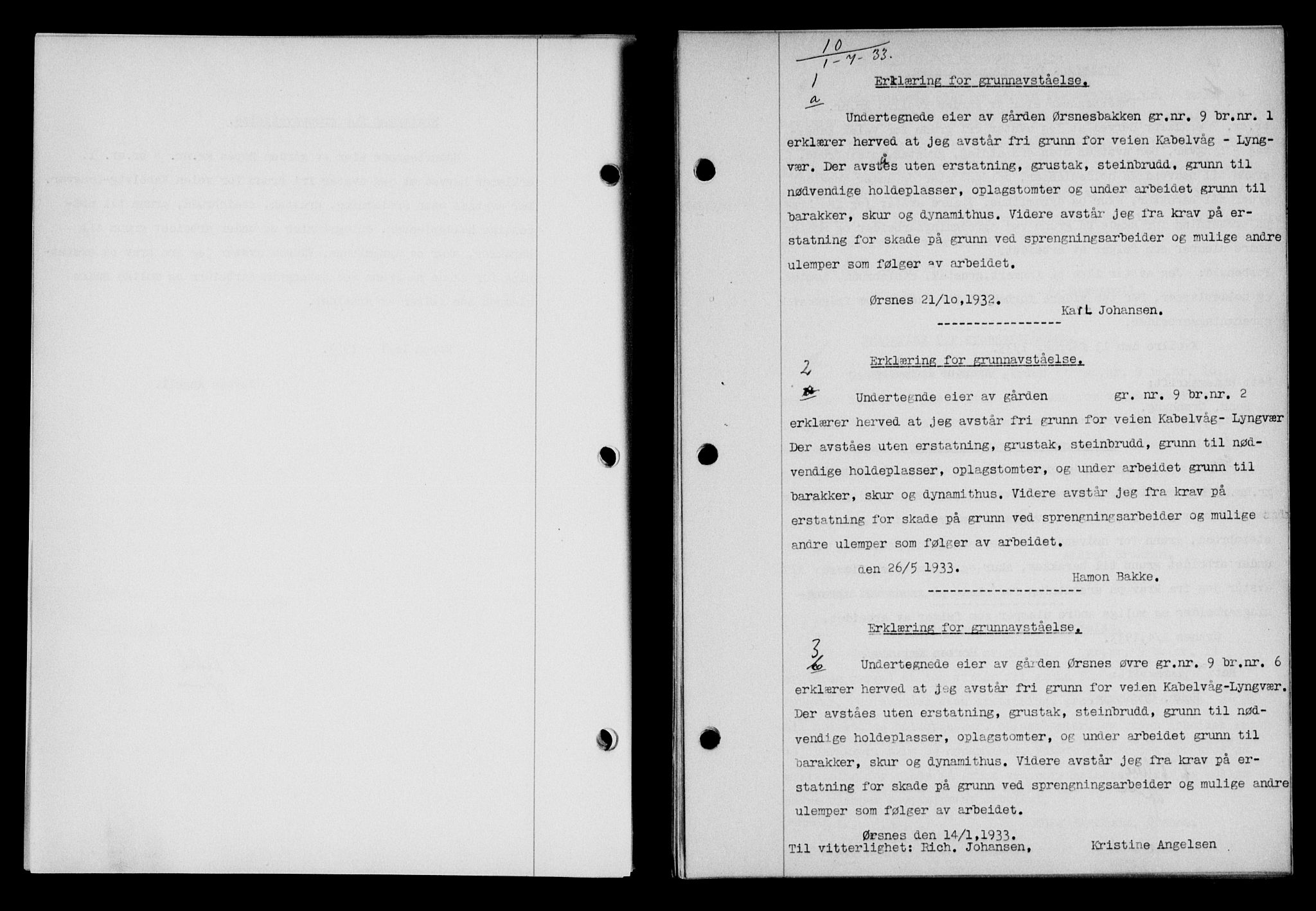 Lofoten sorenskriveri, SAT/A-0017/1/2/2C/L0028b: Pantebok nr. 28b, 1933-1933, Tingl.dato: 01.07.1933