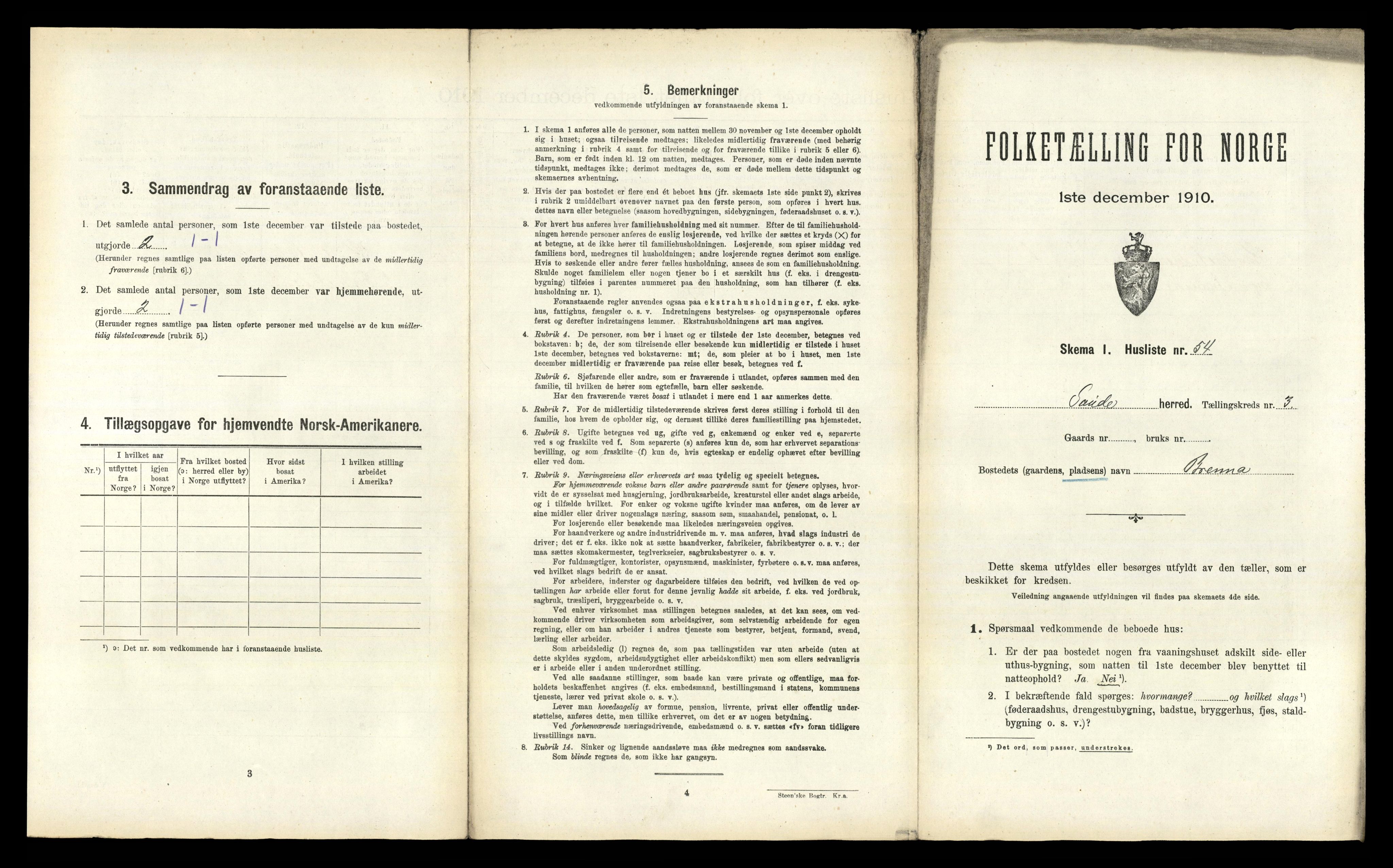 RA, Folketelling 1910 for 0822 Sauherad herred, 1910, s. 397