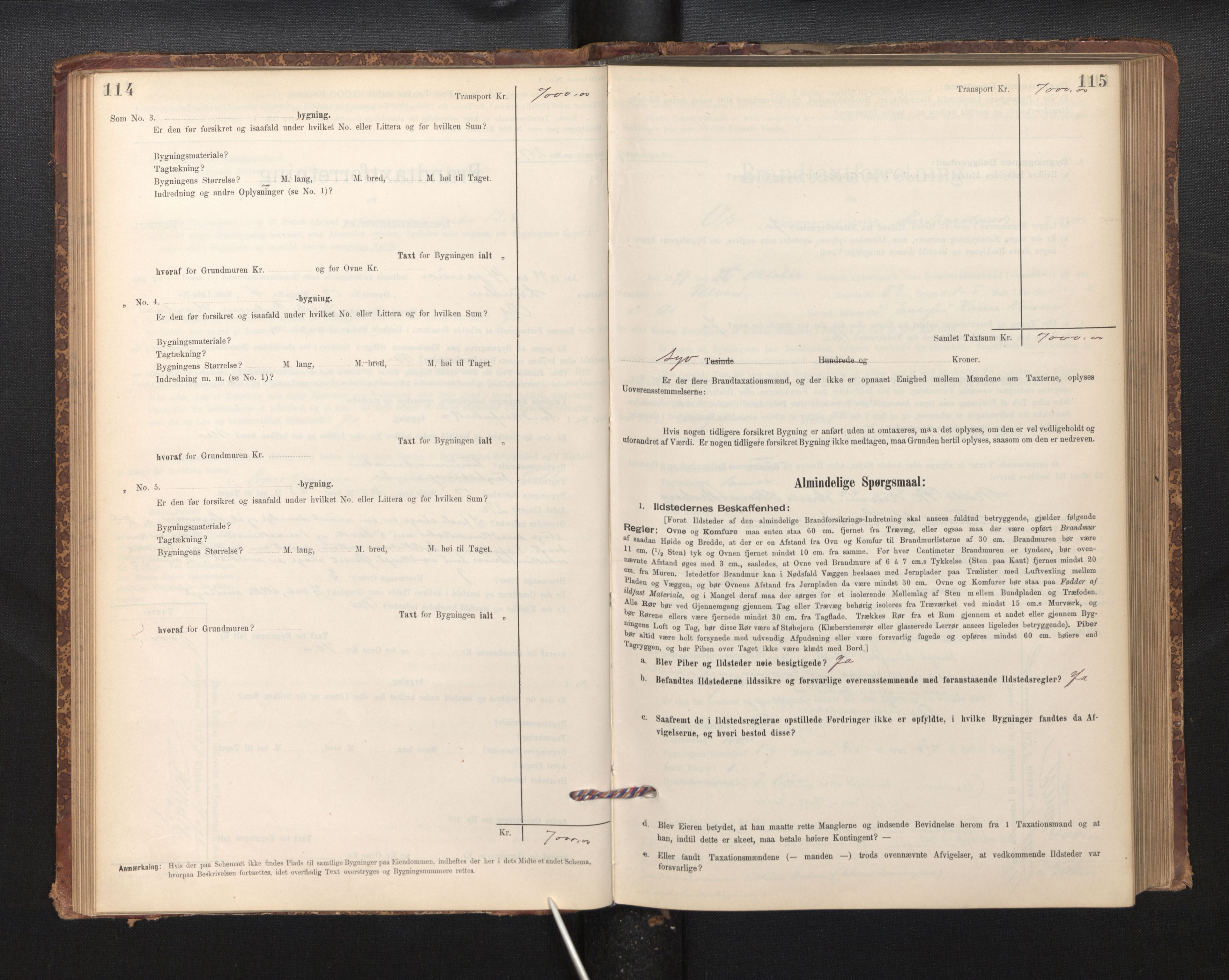 Lensmannen i Os, SAB/A-34101/0012/L0008: Branntakstprotokoll, skjematakst, 1894-1915, s. 114-115