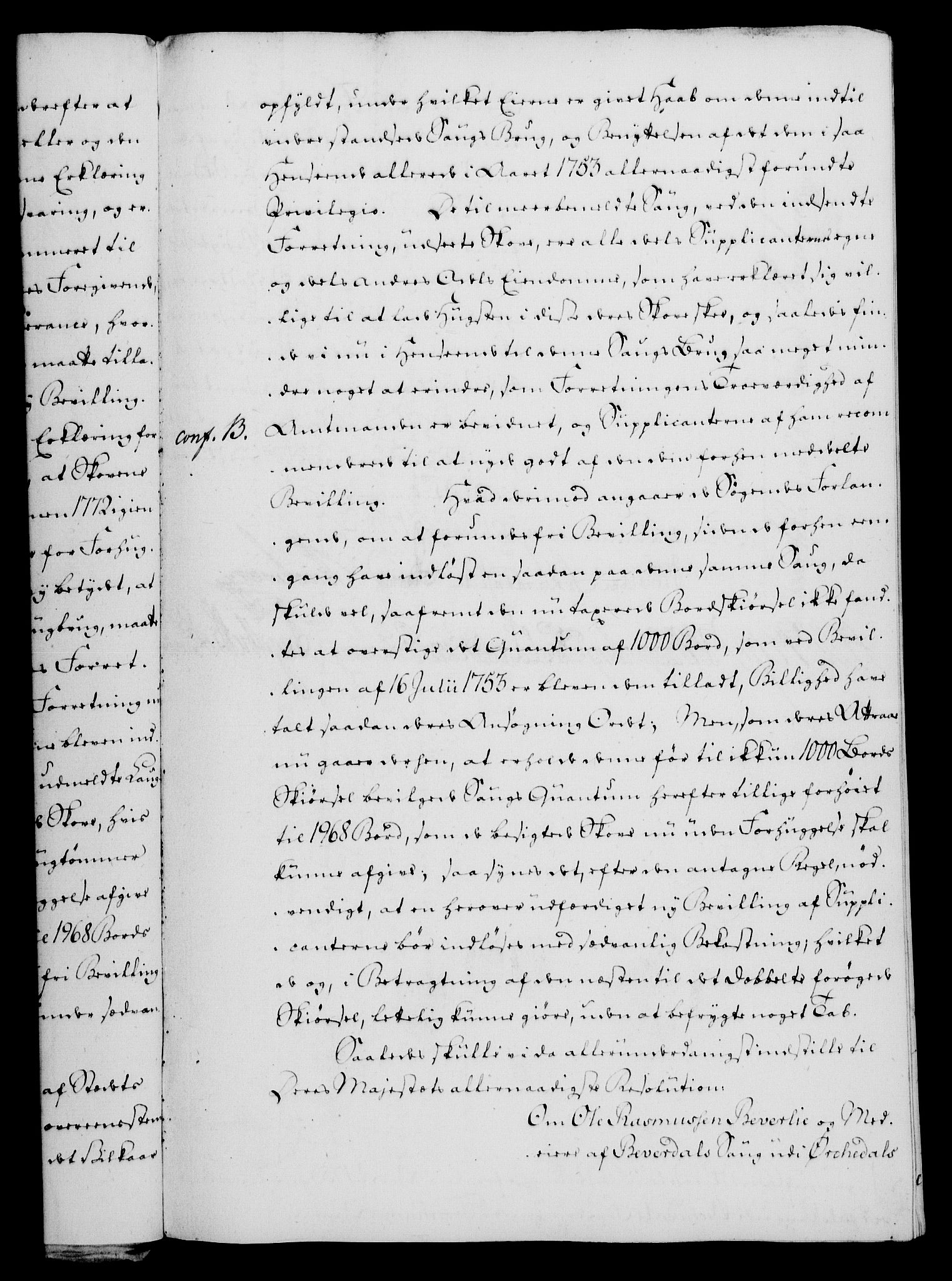 Rentekammeret, Kammerkanselliet, RA/EA-3111/G/Gf/Gfa/L0060: Norsk relasjons- og resolusjonsprotokoll (merket RK 52.60), 1778, s. 103