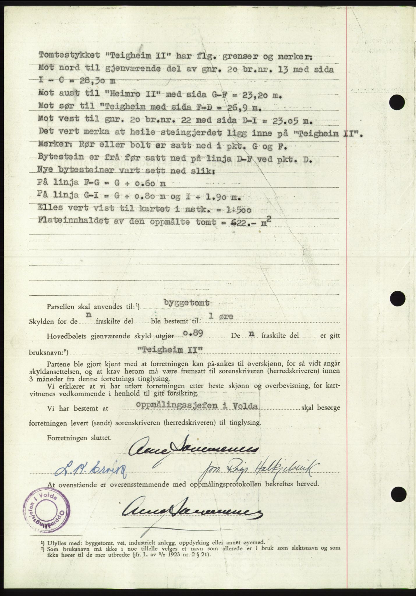 Søre Sunnmøre sorenskriveri, AV/SAT-A-4122/1/2/2C/L0099: Pantebok nr. 25A, 1954-1954, Dagboknr: 2908/1954