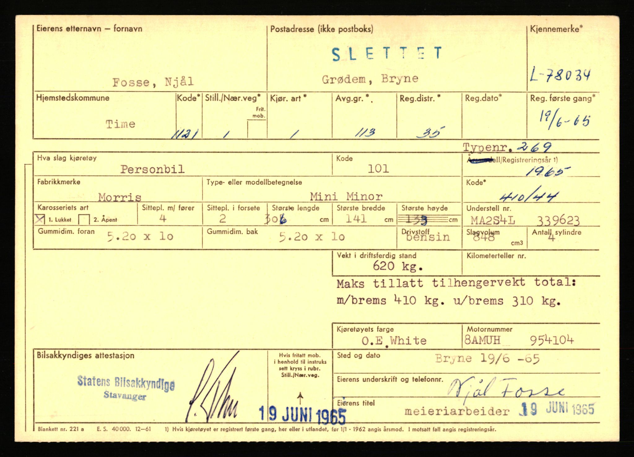 Stavanger trafikkstasjon, AV/SAST-A-101942/0/F/L0069: L-76801 - L-78797, 1930-1971, s. 1363