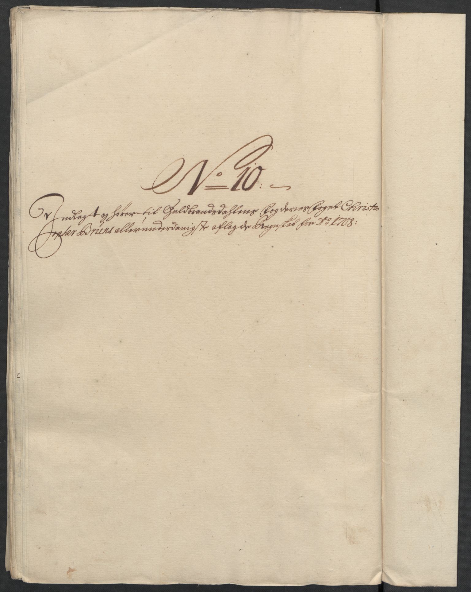 Rentekammeret inntil 1814, Reviderte regnskaper, Fogderegnskap, AV/RA-EA-4092/R17/L1179: Fogderegnskap Gudbrandsdal, 1708-1710, s. 89