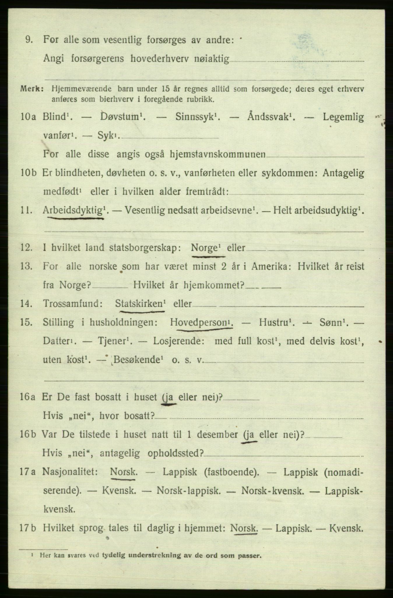 SATØ, Folketelling 1920 for 2016 Sørøysund herred, 1920, s. 2563