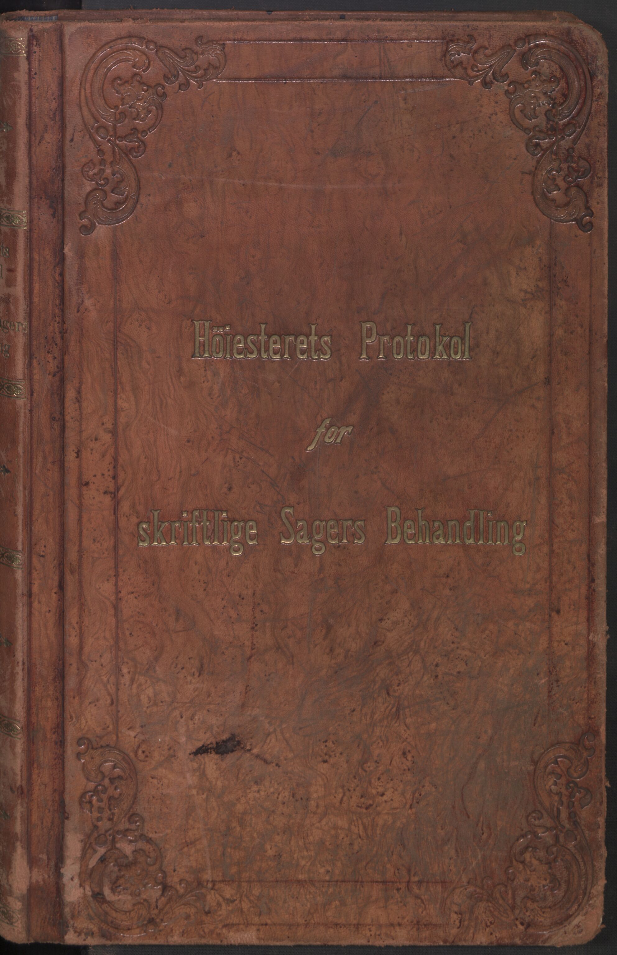 Høyesterett, AV/RA-S-1002/E/Ef/L0021: Protokoll over saker som gikk til skriftlig behandling, 1904-1907