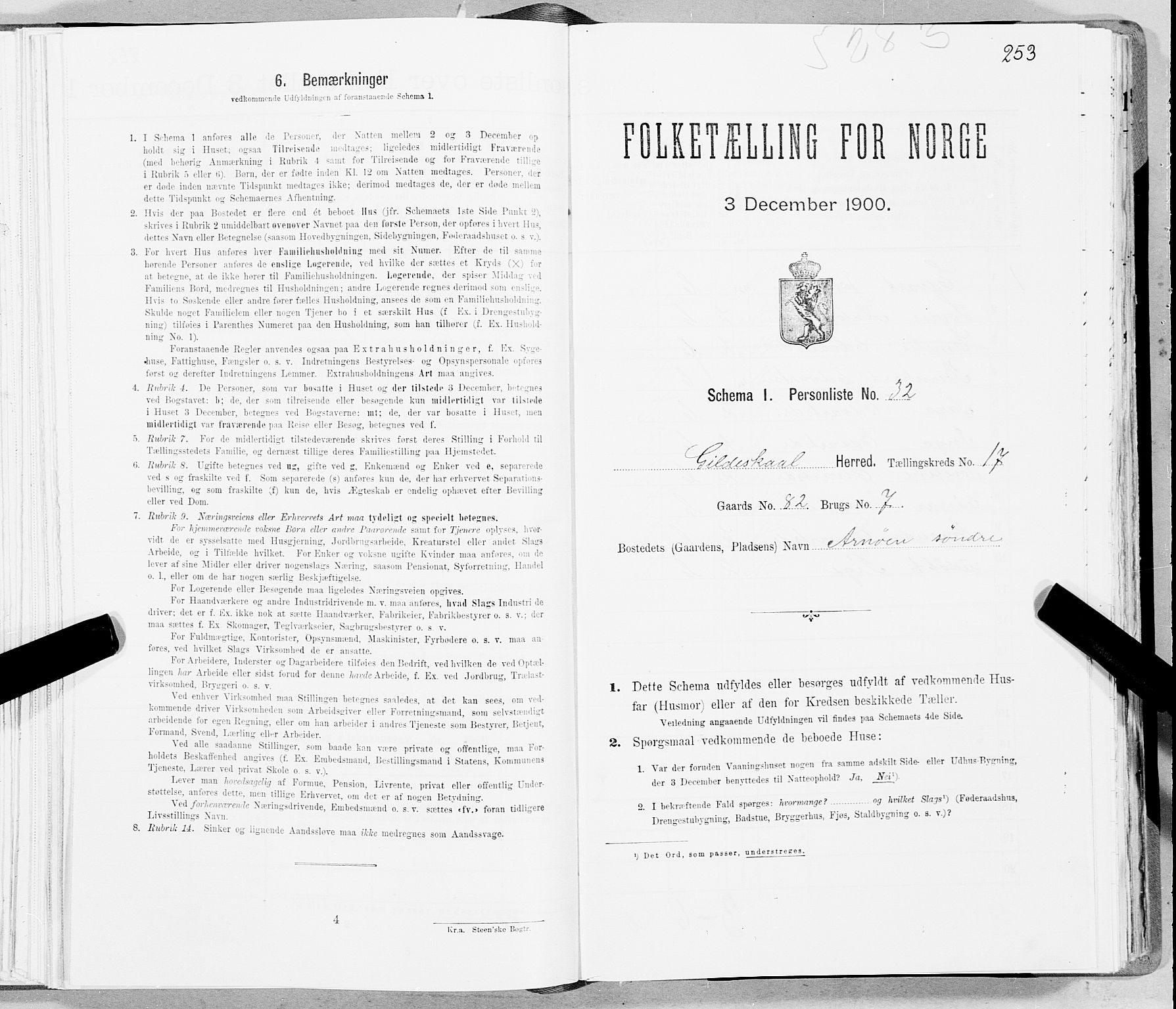 SAT, Folketelling 1900 for 1838 Gildeskål herred, 1900, s. 1763