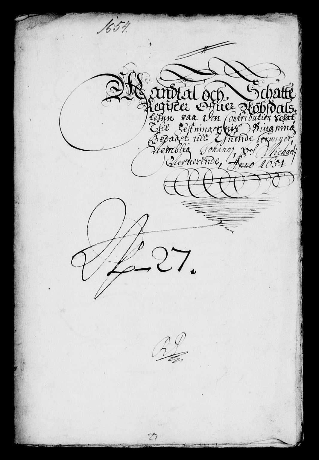 Rentekammeret inntil 1814, Reviderte regnskaper, Lensregnskaper, AV/RA-EA-5023/R/Rb/Rbw/L0118: Trondheim len, 1654-1655