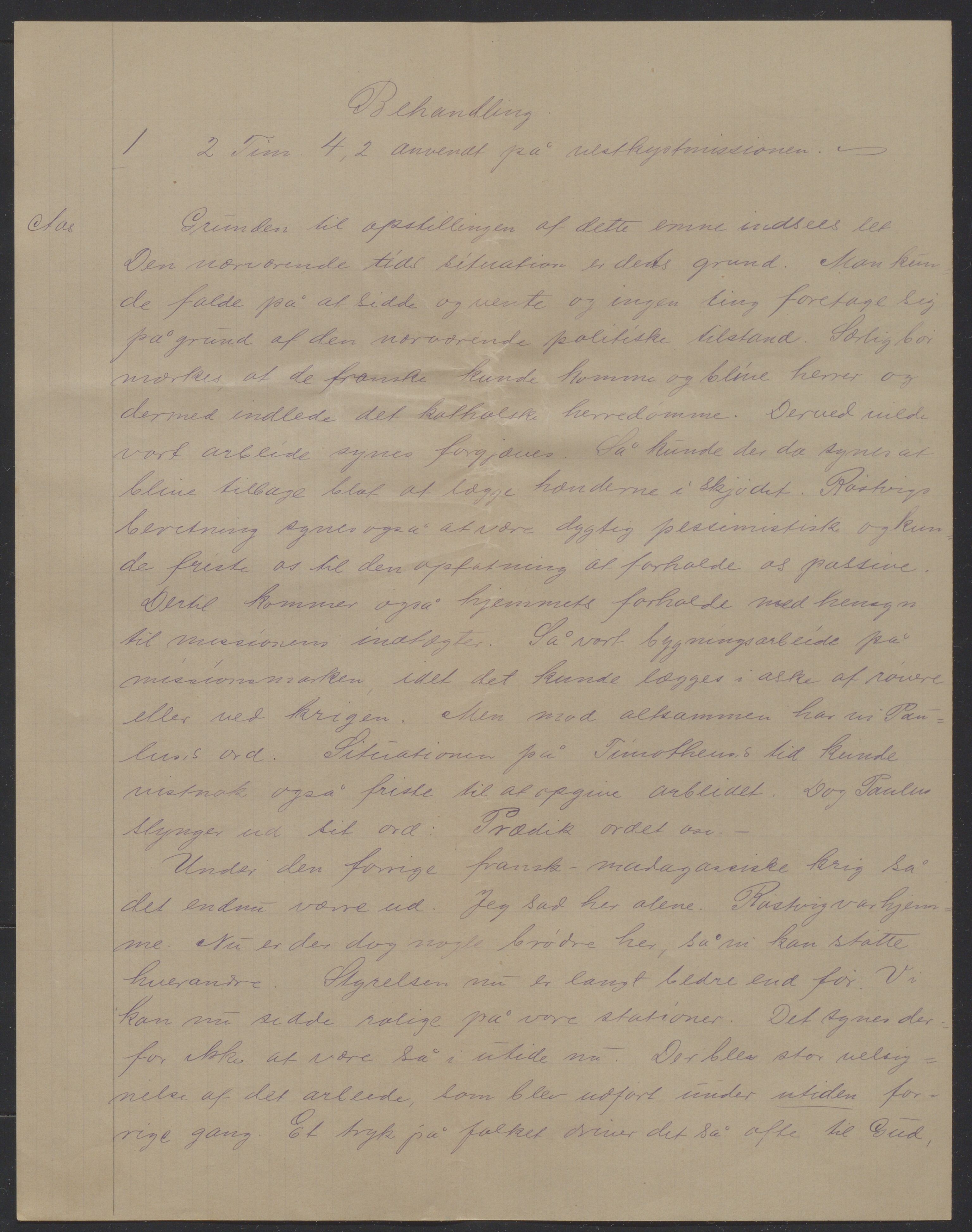 Det Norske Misjonsselskap - hovedadministrasjonen, VID/MA-A-1045/D/Da/Daa/L0040/0011: Konferansereferat og årsberetninger / Konferansereferat fra Vest-Madagaskar., 1895