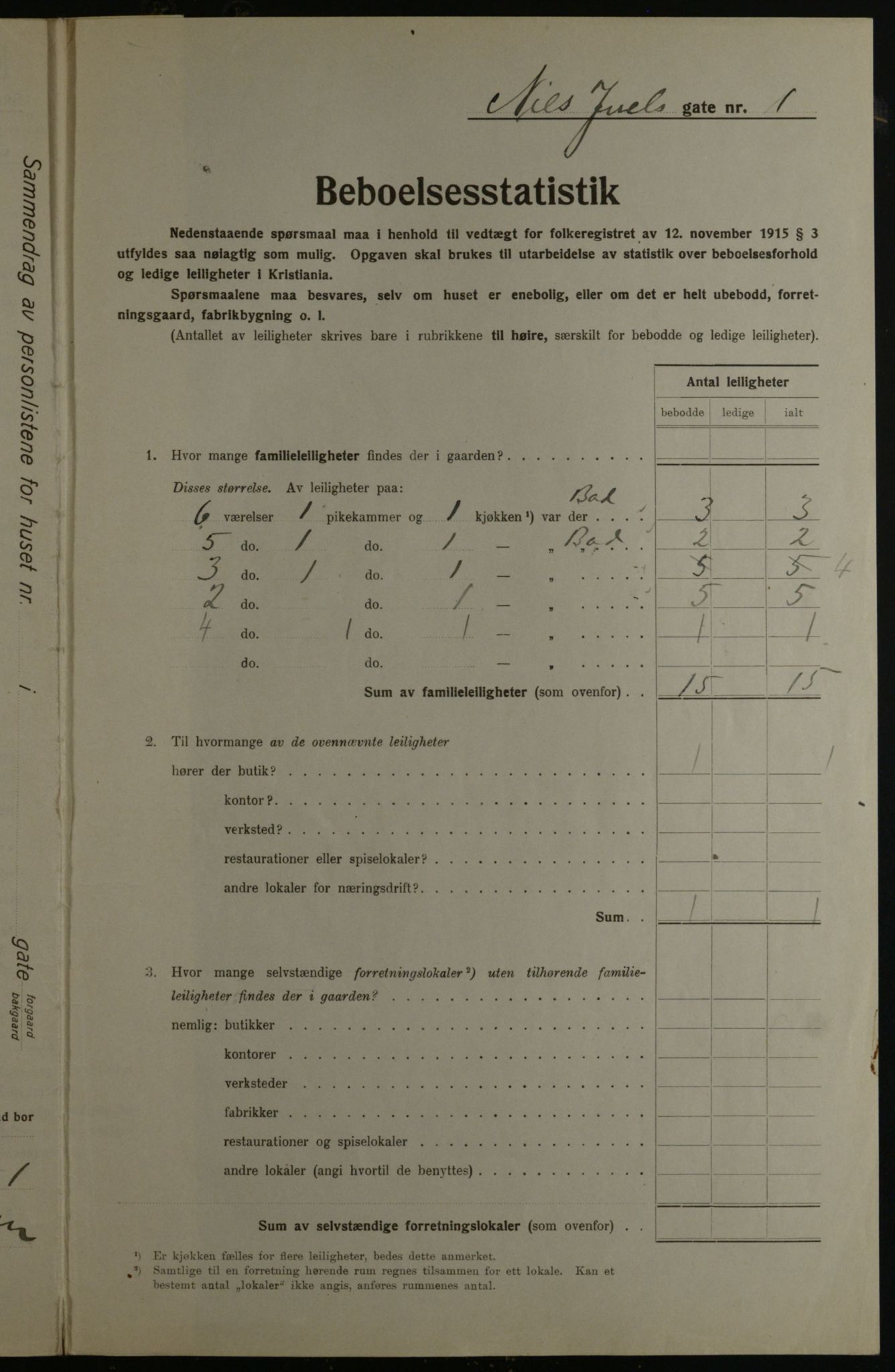 OBA, Kommunal folketelling 1.12.1923 for Kristiania, 1923, s. 77257