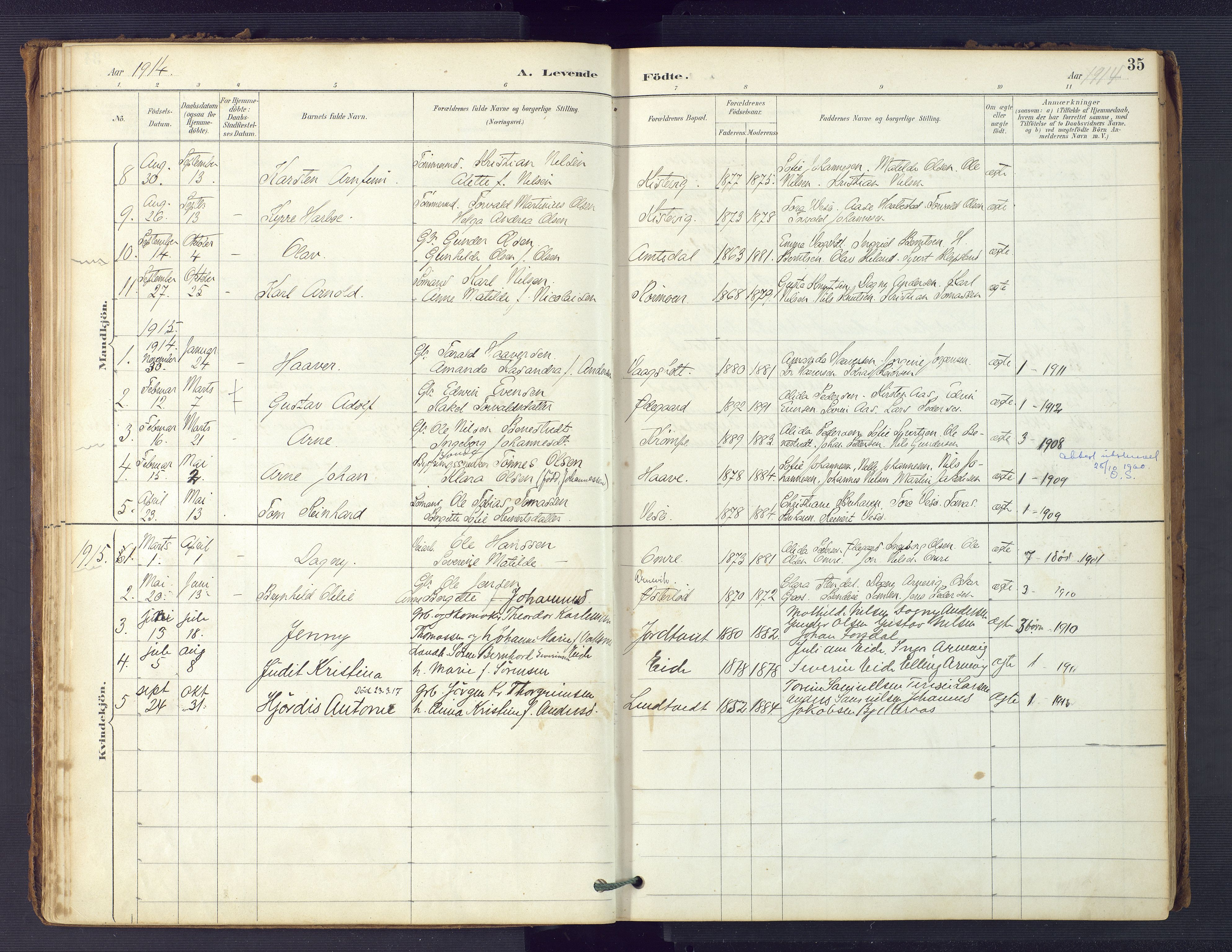 Hommedal sokneprestkontor, AV/SAK-1111-0023/F/Fa/Faa/L0003: Ministerialbok nr. A 3, 1885-1916, s. 35