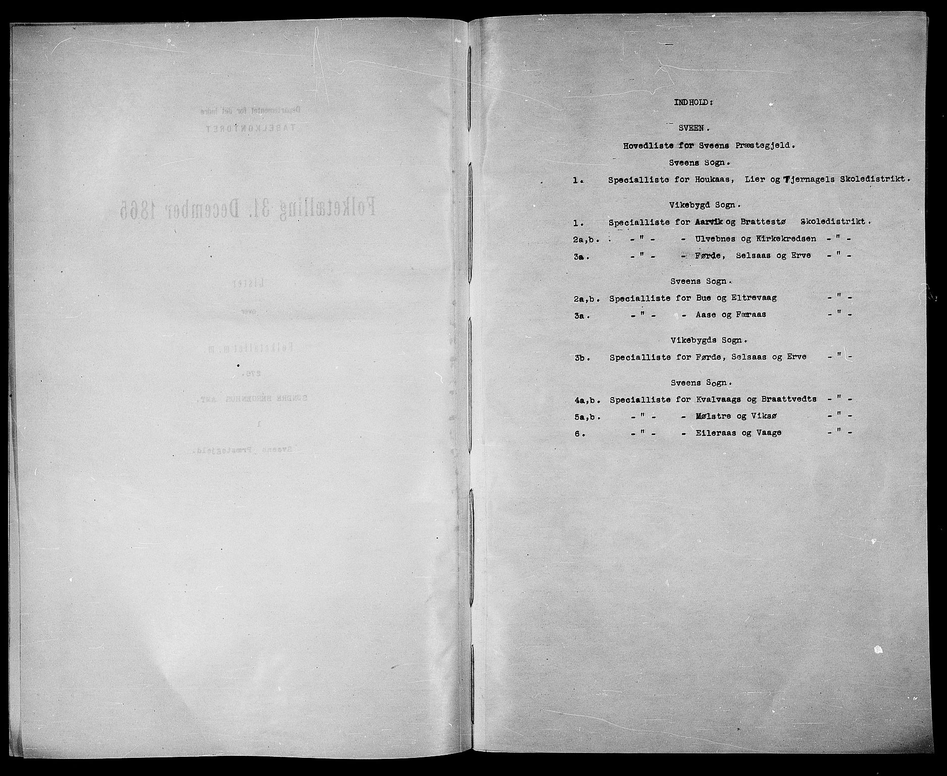 RA, Folketelling 1865 for 1216P Sveio prestegjeld, 1865, s. 4