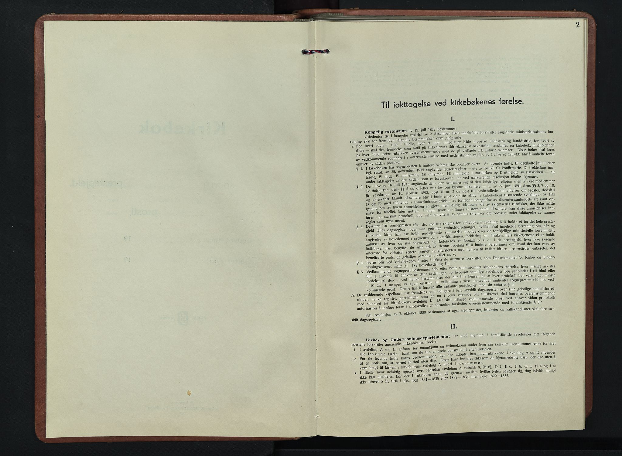 Kolbu prestekontor, SAH/PREST-110/H/Ha/Hab/L0004: Klokkerbok nr. 4, 1942-1953, s. 2