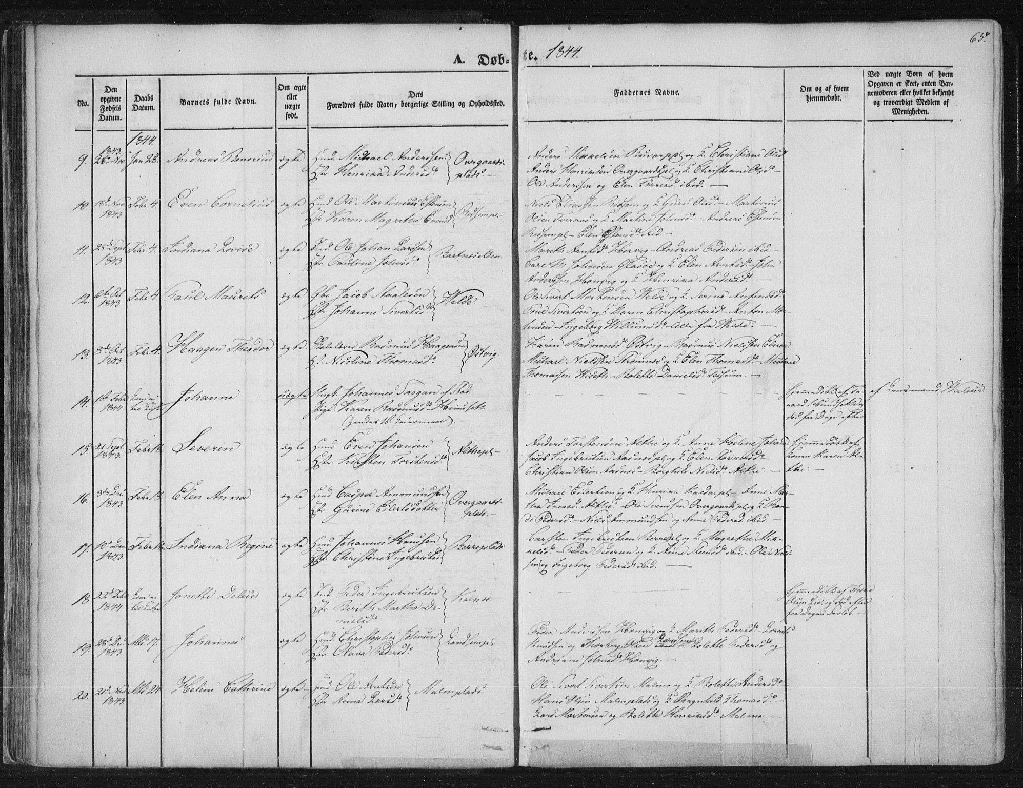 Ministerialprotokoller, klokkerbøker og fødselsregistre - Nord-Trøndelag, SAT/A-1458/741/L0392: Ministerialbok nr. 741A06, 1836-1848, s. 65