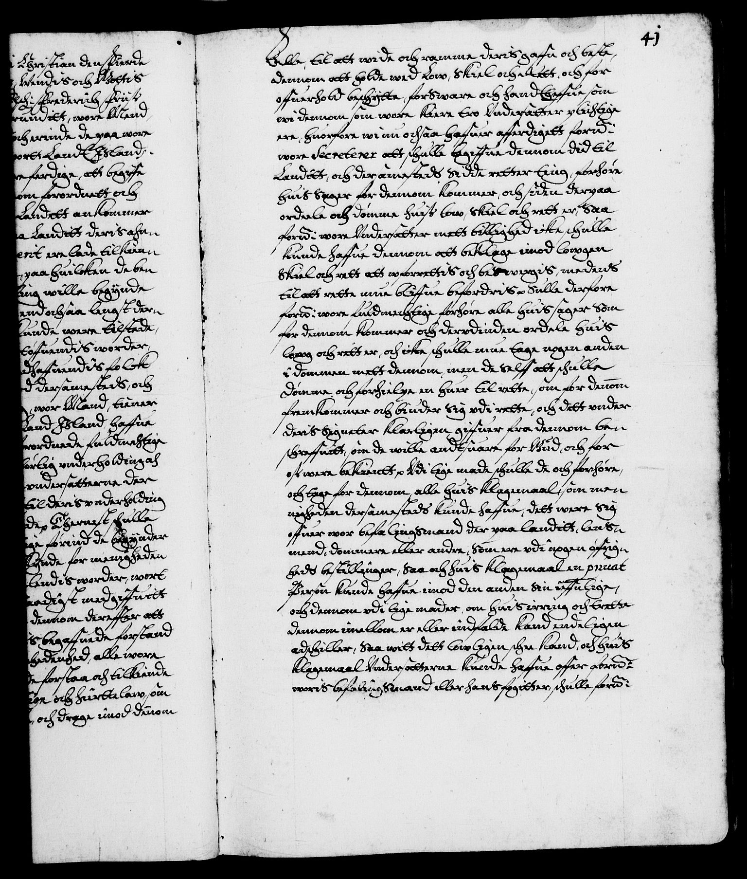 Danske Kanselli 1572-1799, RA/EA-3023/F/Fc/Fca/Fcaa/L0004: Norske registre (mikrofilm), 1617-1630, s. 41a