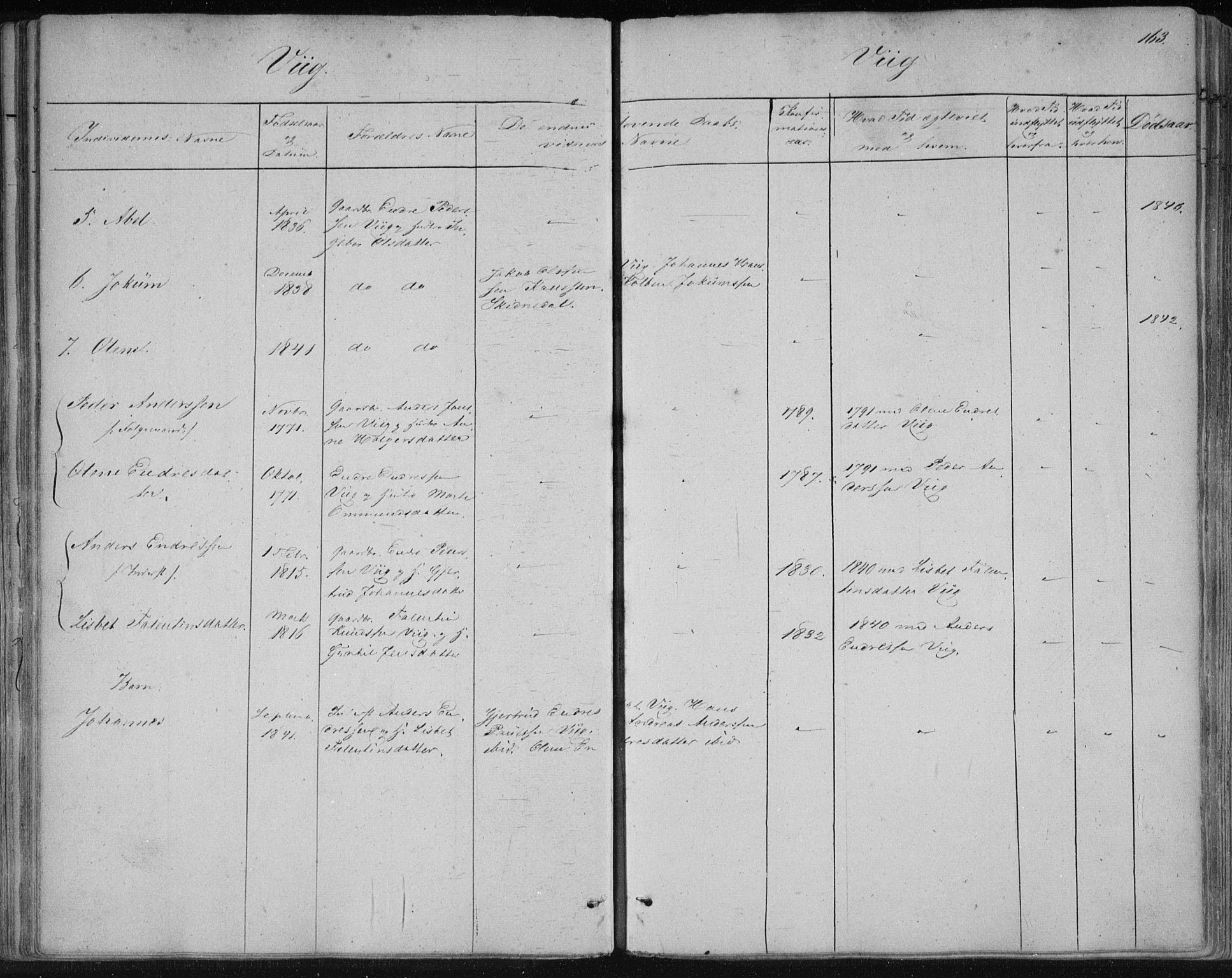 Skudenes sokneprestkontor, AV/SAST-A -101849/H/Ha/Haa/L0001: Ministerialbok nr. A 1, 1770-1842, s. 163