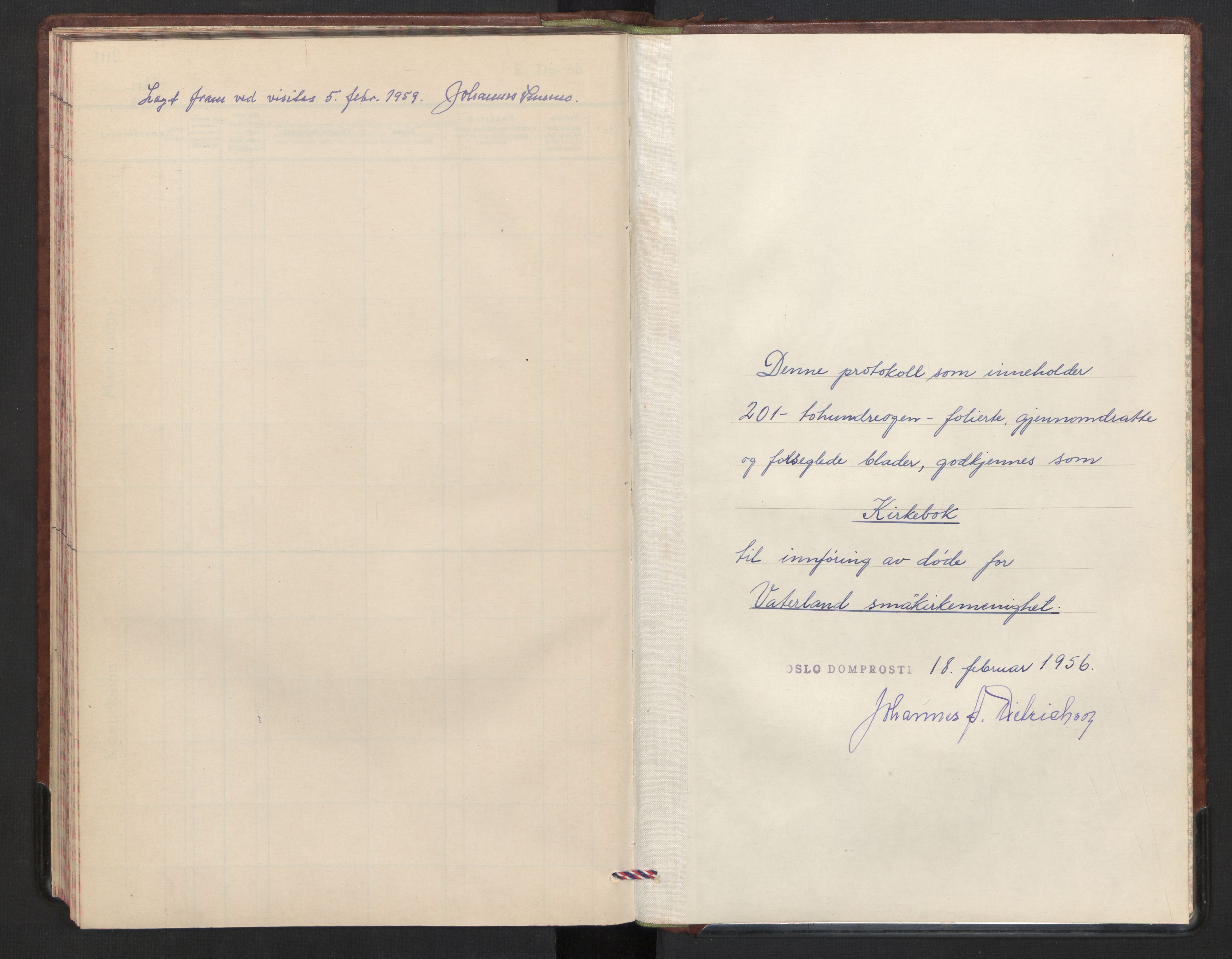 Vaterland prestekontor Kirkebøker, AV/SAO-A-10880/F/Fa/L0008: Ministerialbok nr. 8, 1958-1959