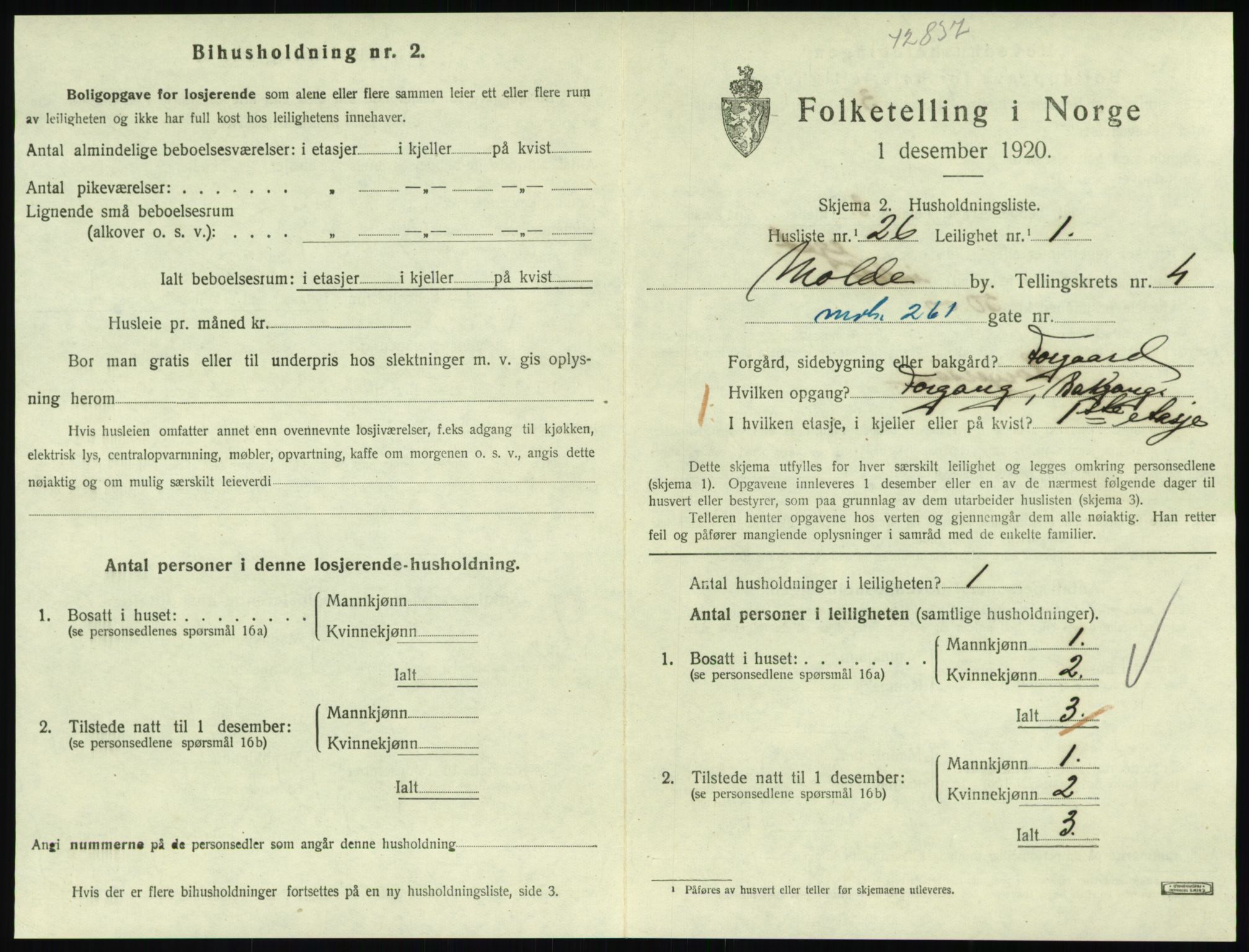 SAT, Folketelling 1920 for 1502 Molde kjøpstad, 1920, s. 1549