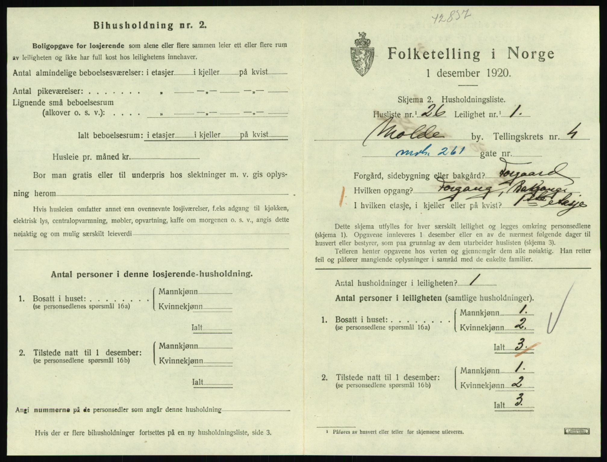 SAT, Folketelling 1920 for 1502 Molde kjøpstad, 1920, s. 1549