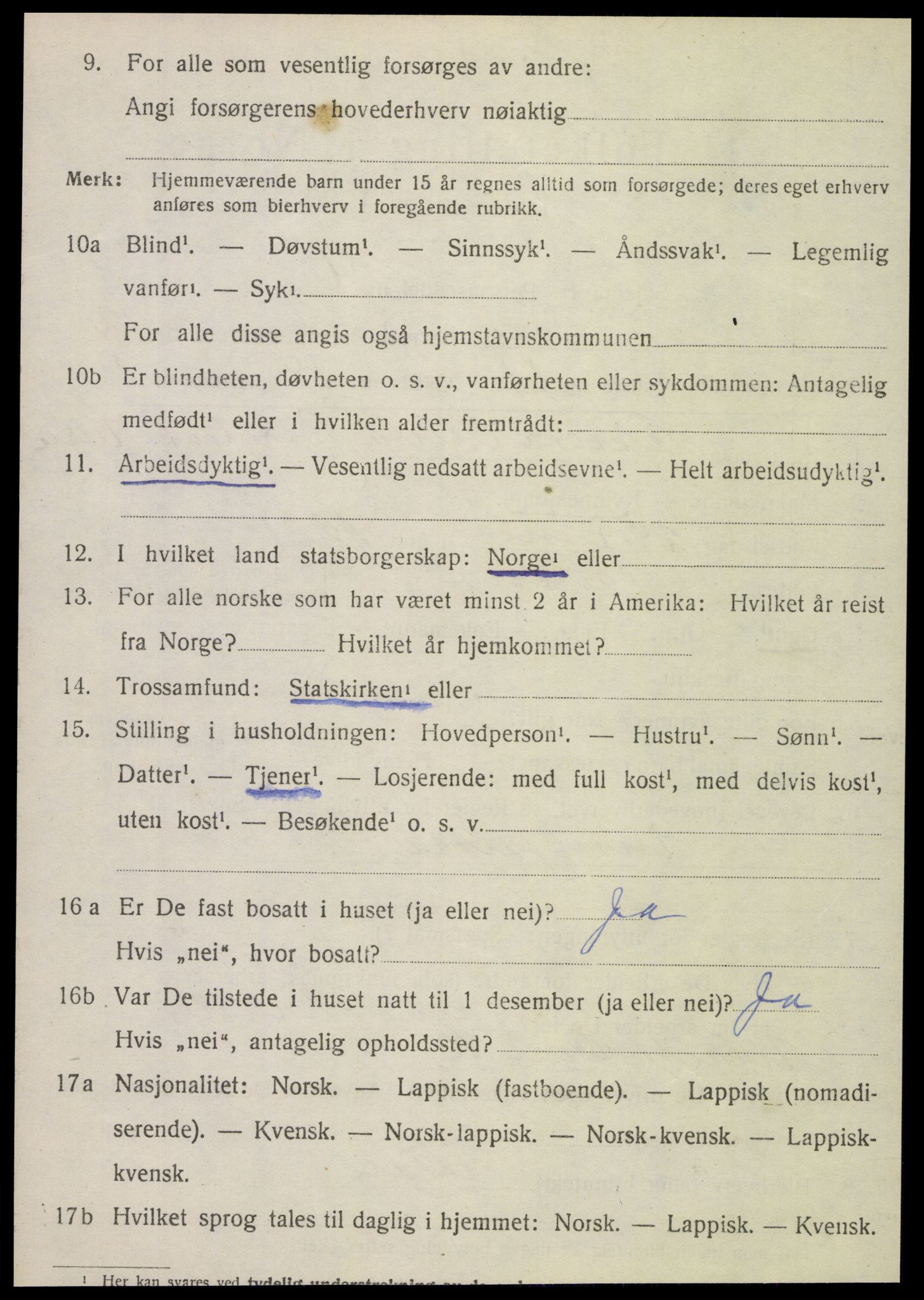 SAT, Folketelling 1920 for 1828 Nesna herred, 1920, s. 2466