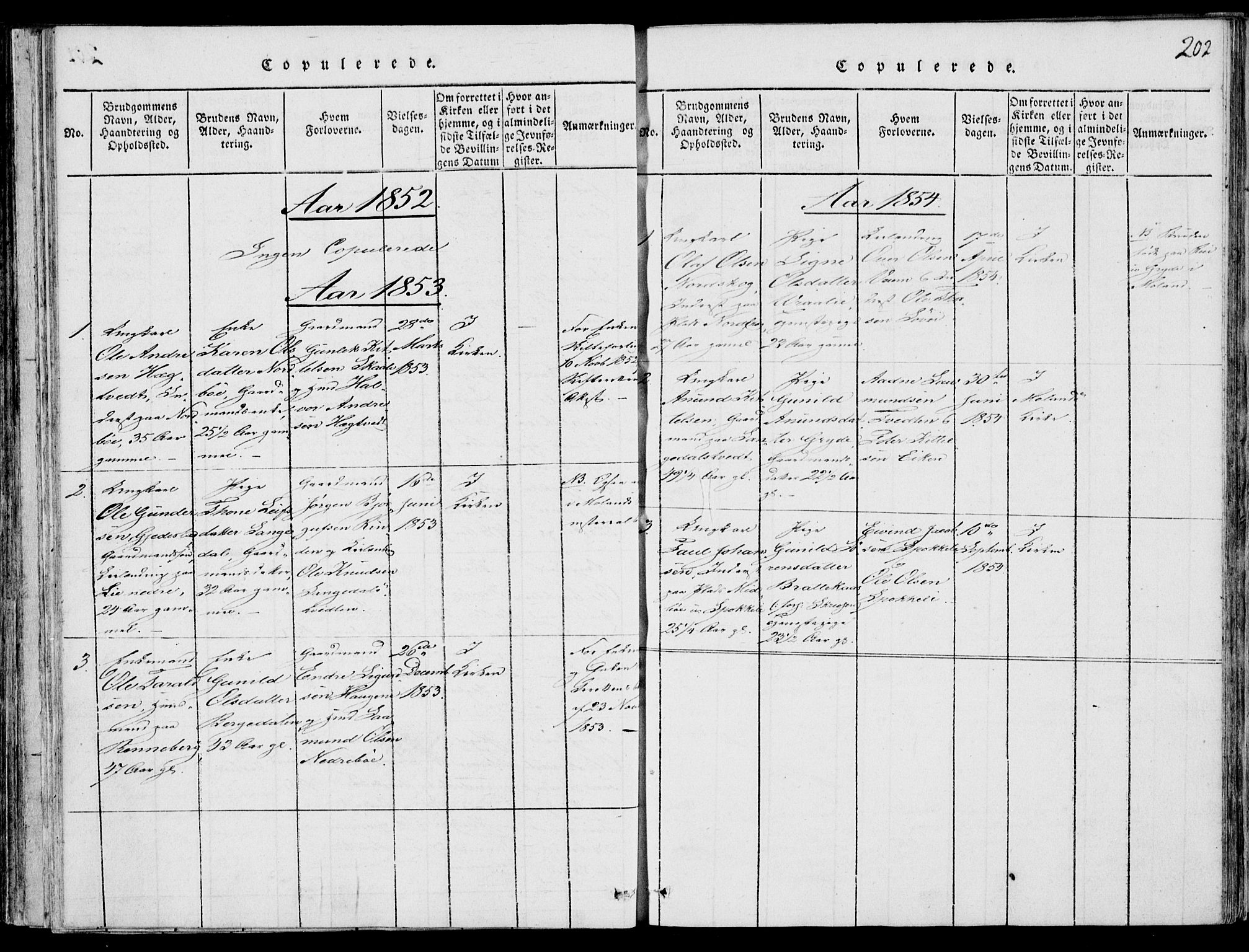 Fyresdal kirkebøker, AV/SAKO-A-263/F/Fb/L0001: Ministerialbok nr. II 1, 1815-1854, s. 202