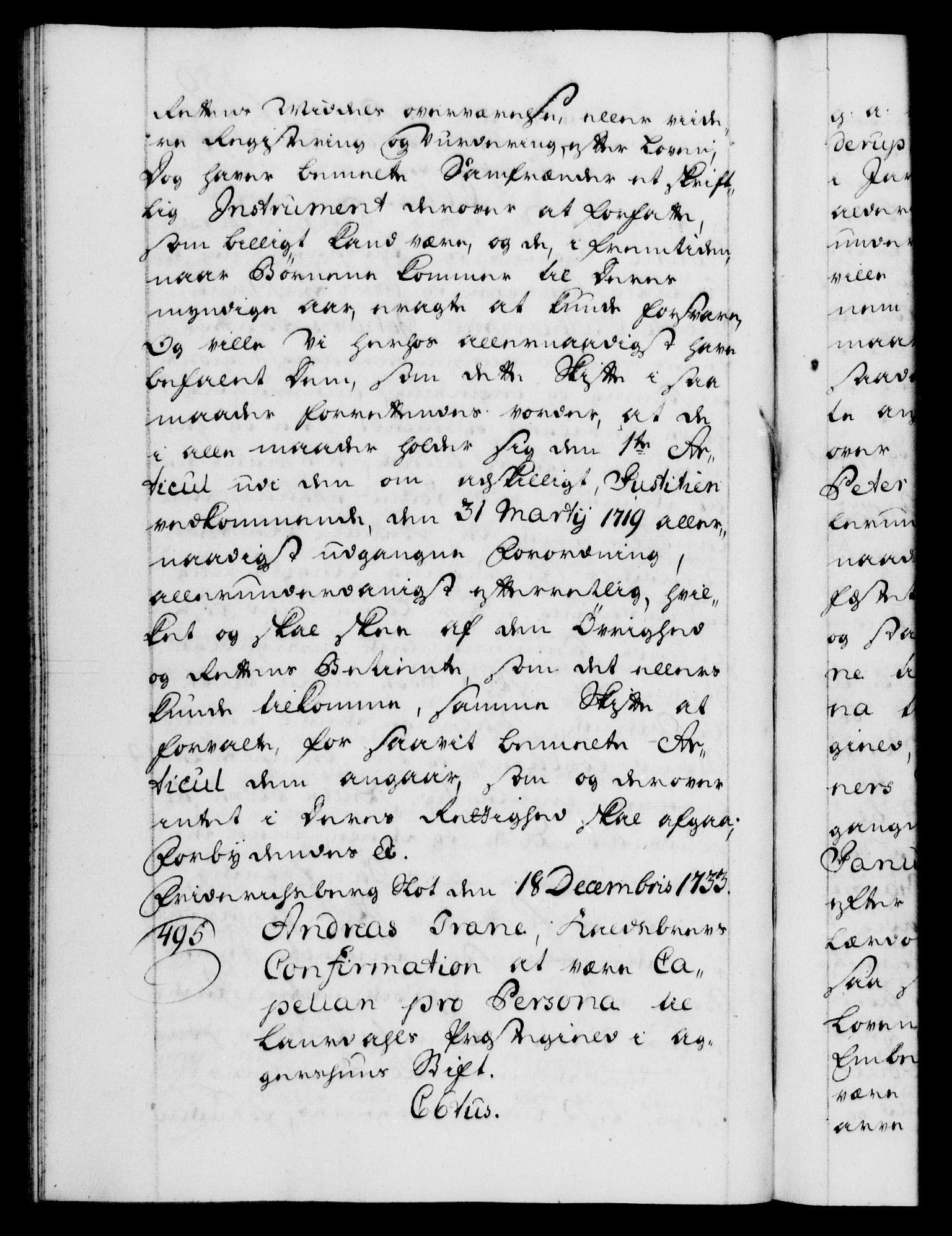 Danske Kanselli 1572-1799, AV/RA-EA-3023/F/Fc/Fca/Fcaa/L0028: Norske registre, 1733-1734, s. 359b