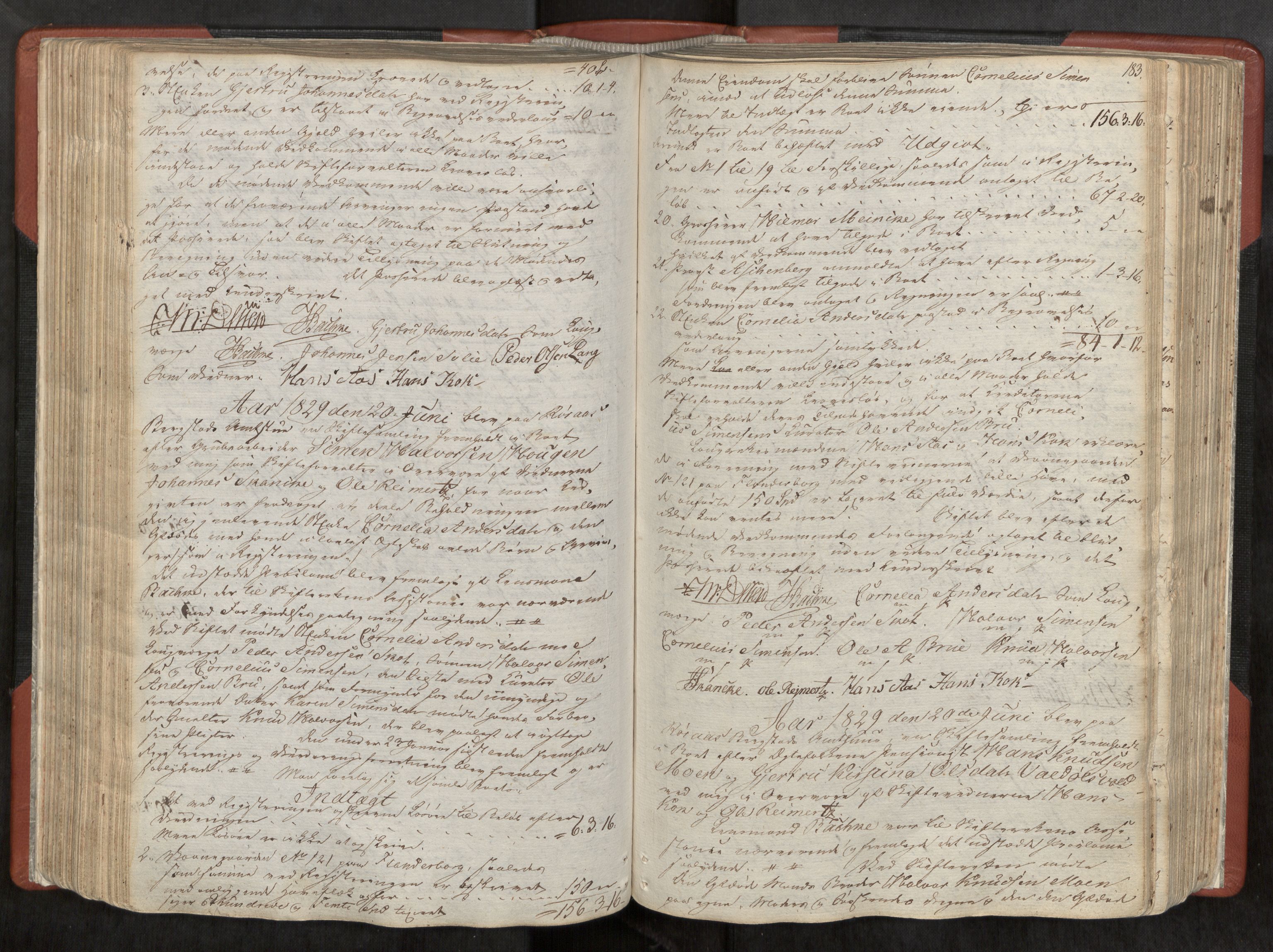 Gauldal sorenskriveri, AV/SAT-A-0014/1/3/3B/L0002: Skiftebehandlingsprotokoll, 1823-1836, s. 183