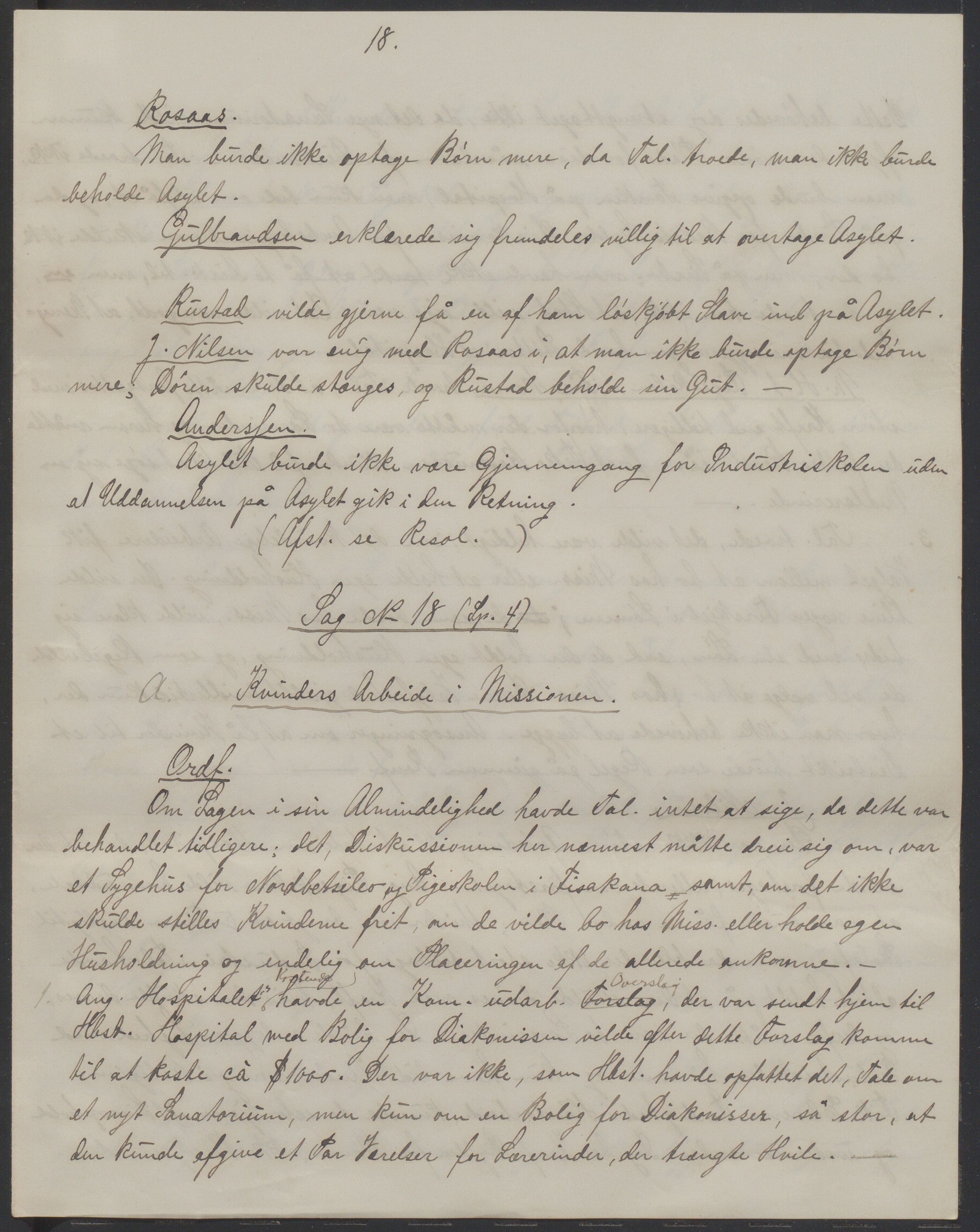 Det Norske Misjonsselskap - hovedadministrasjonen, VID/MA-A-1045/D/Da/Daa/L0038/0001: Konferansereferat og årsberetninger / Konferansereferat fra Madagaskar Innland., 1890