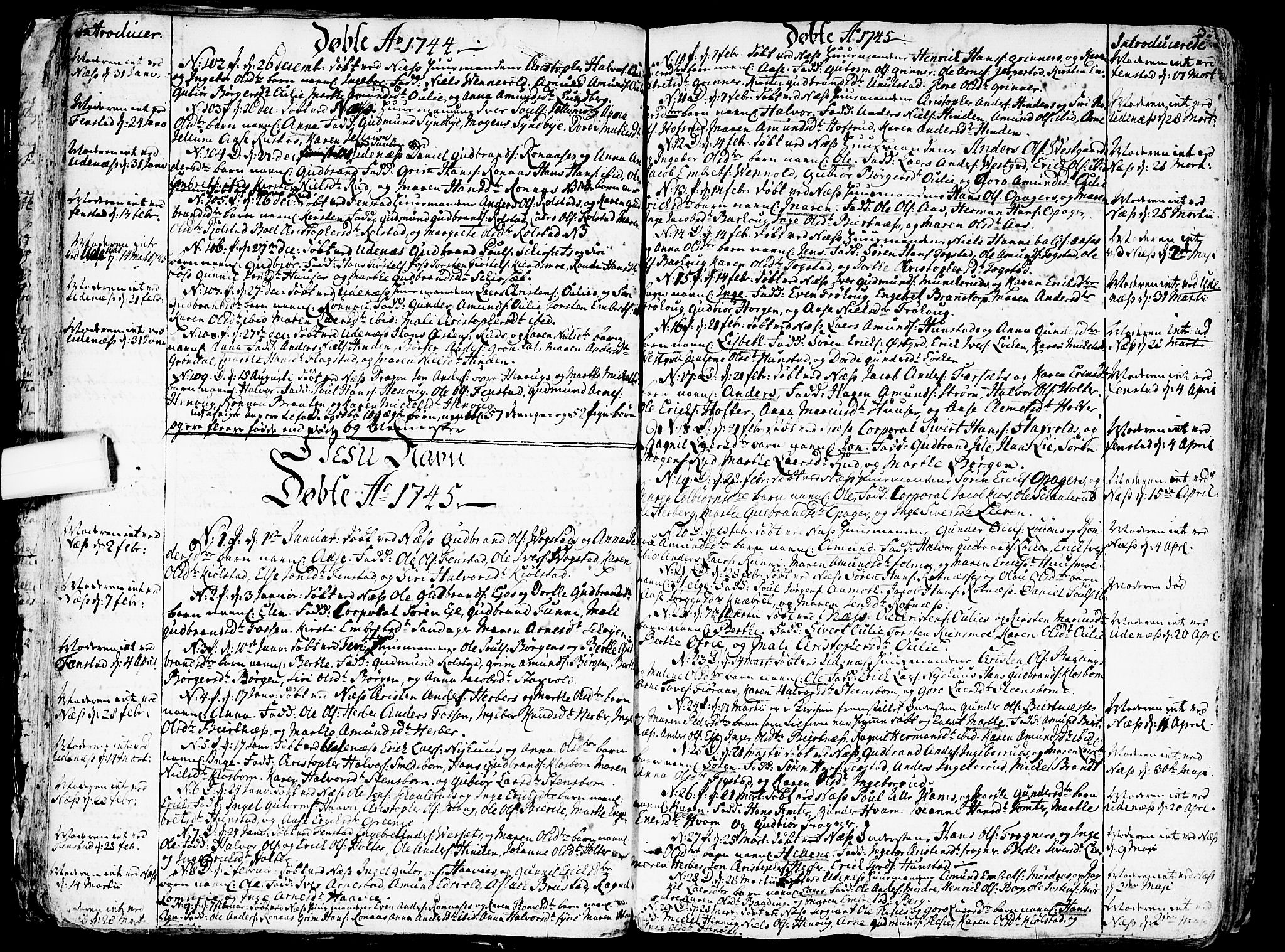 Nes prestekontor Kirkebøker, AV/SAO-A-10410/F/Fa/L0003: Ministerialbok nr. I 3, 1734-1781, s. 33