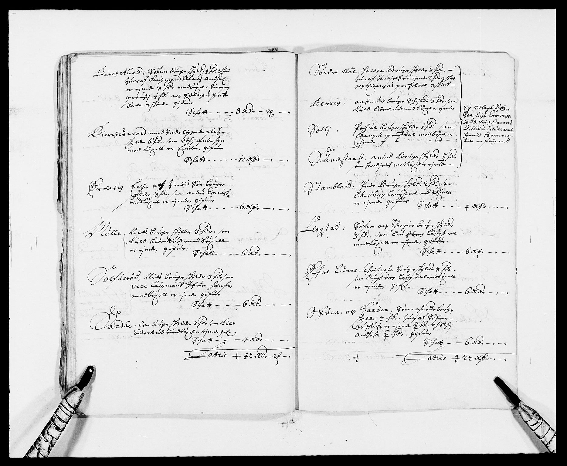 Rentekammeret inntil 1814, Reviderte regnskaper, Fogderegnskap, RA/EA-4092/R34/L2042: Fogderegnskap Bamble, 1673-1675, s. 321