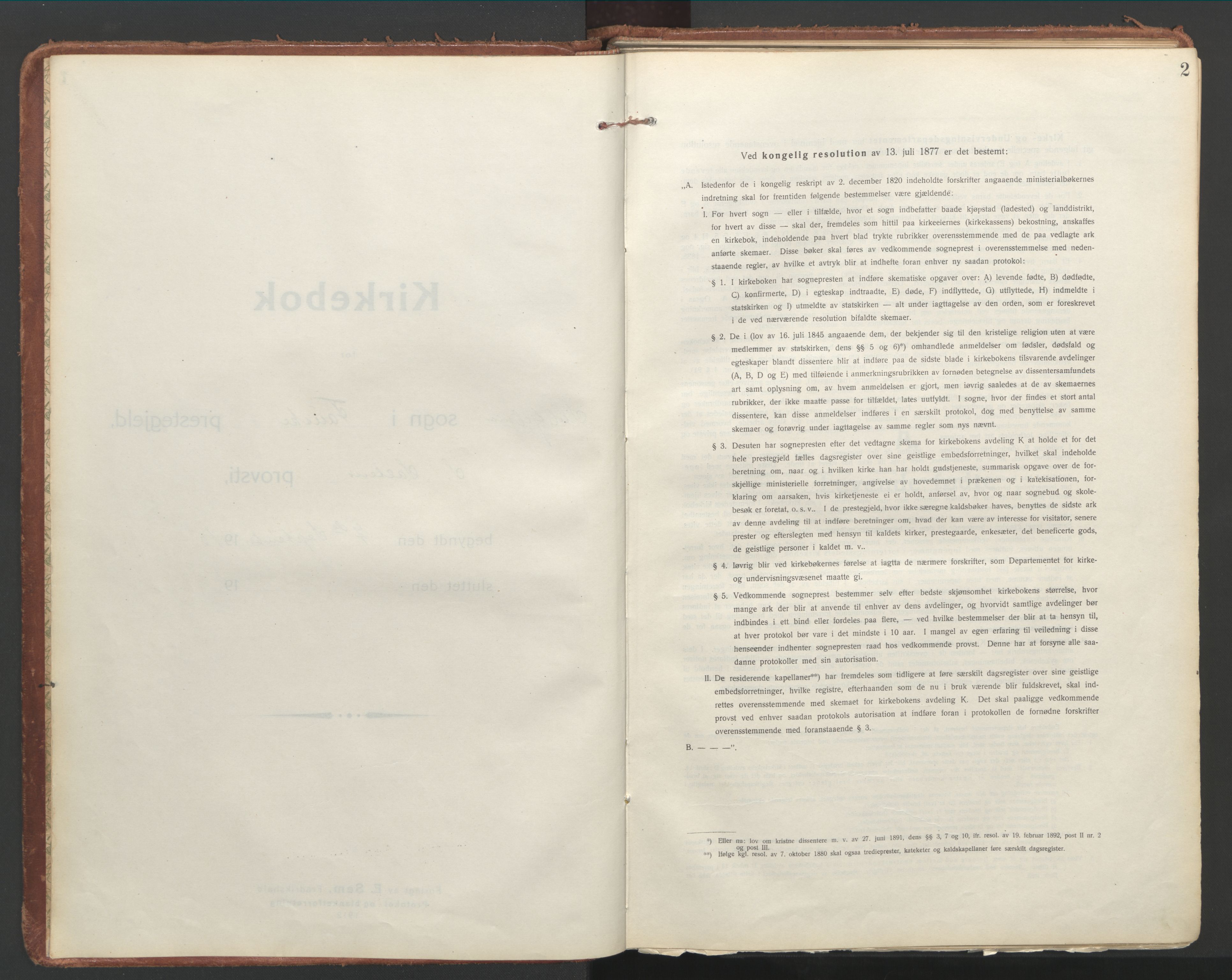 Ministerialprotokoller, klokkerbøker og fødselsregistre - Nordland, AV/SAT-A-1459/850/L0715: Residerende kapellans bok nr. 850B05, 1913-1924, s. 2