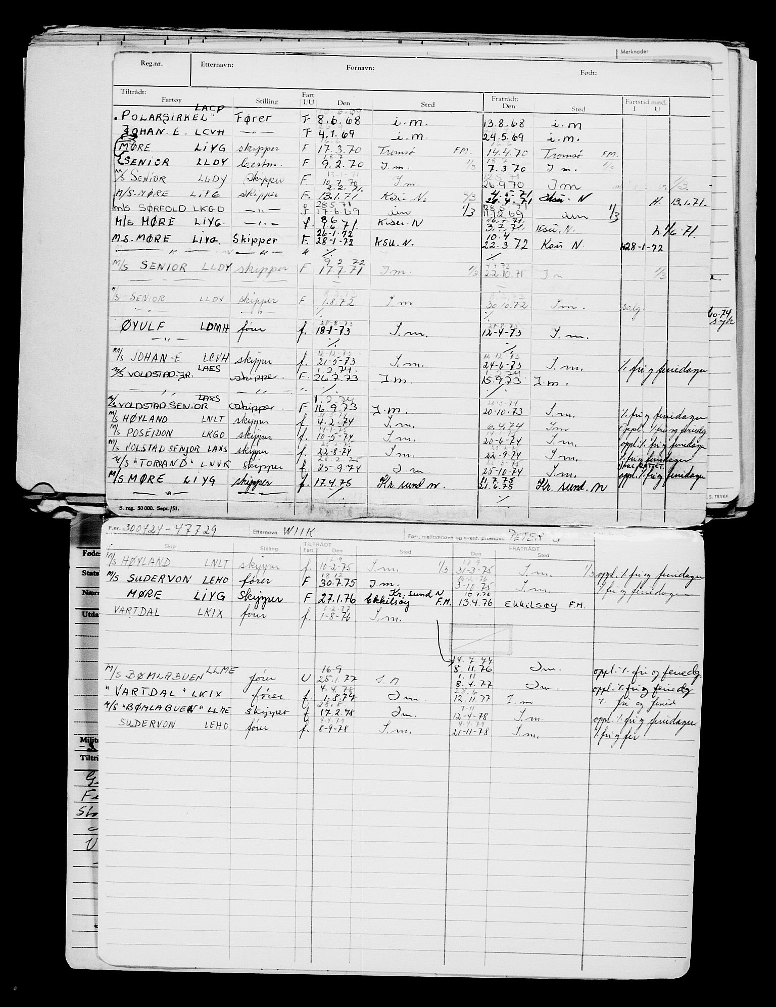 Direktoratet for sjømenn, AV/RA-S-3545/G/Gb/L0230: Hovedkort, 1924, s. 664