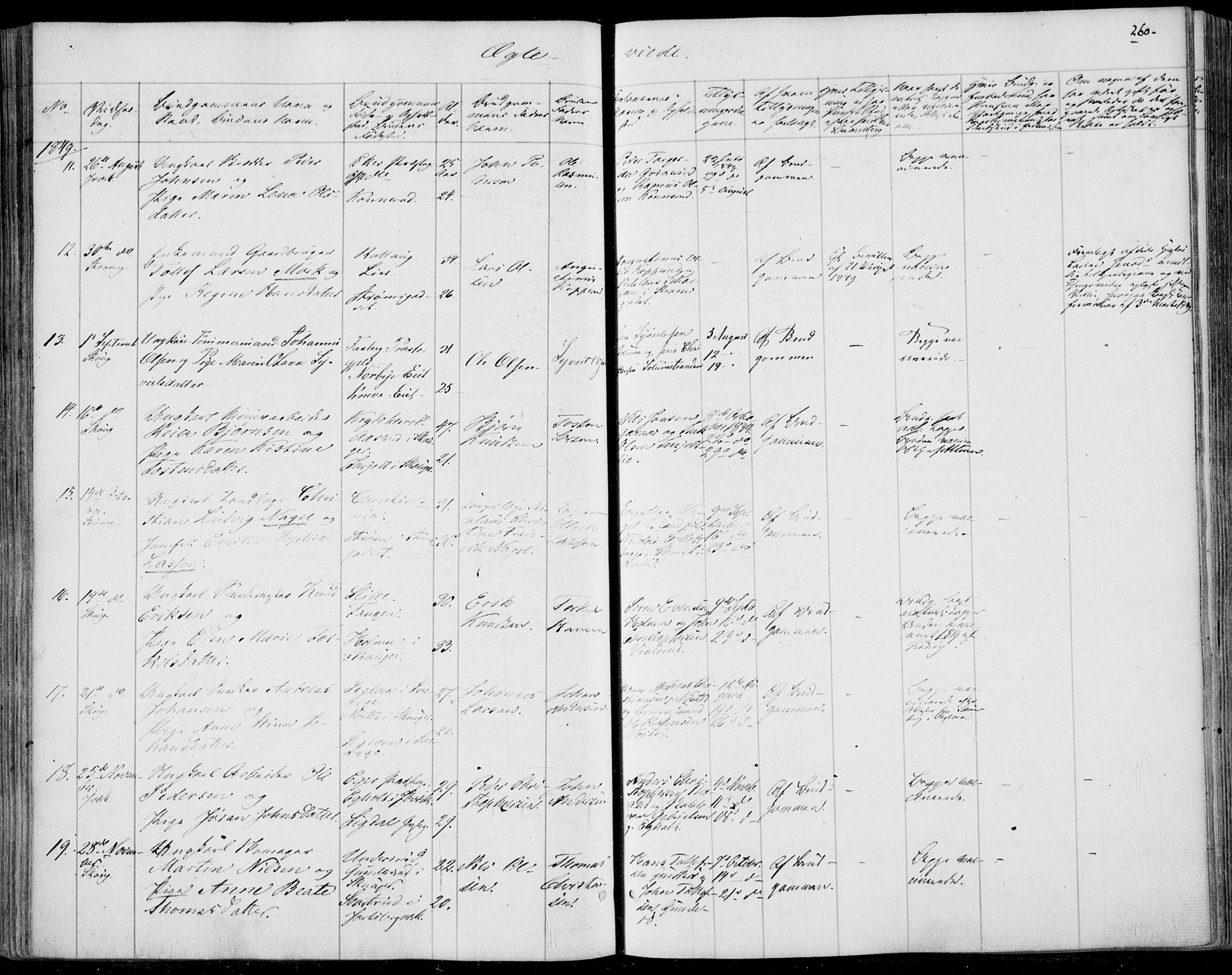 Skoger kirkebøker, SAKO/A-59/F/Fa/L0003: Ministerialbok nr. I 3, 1842-1861, s. 260