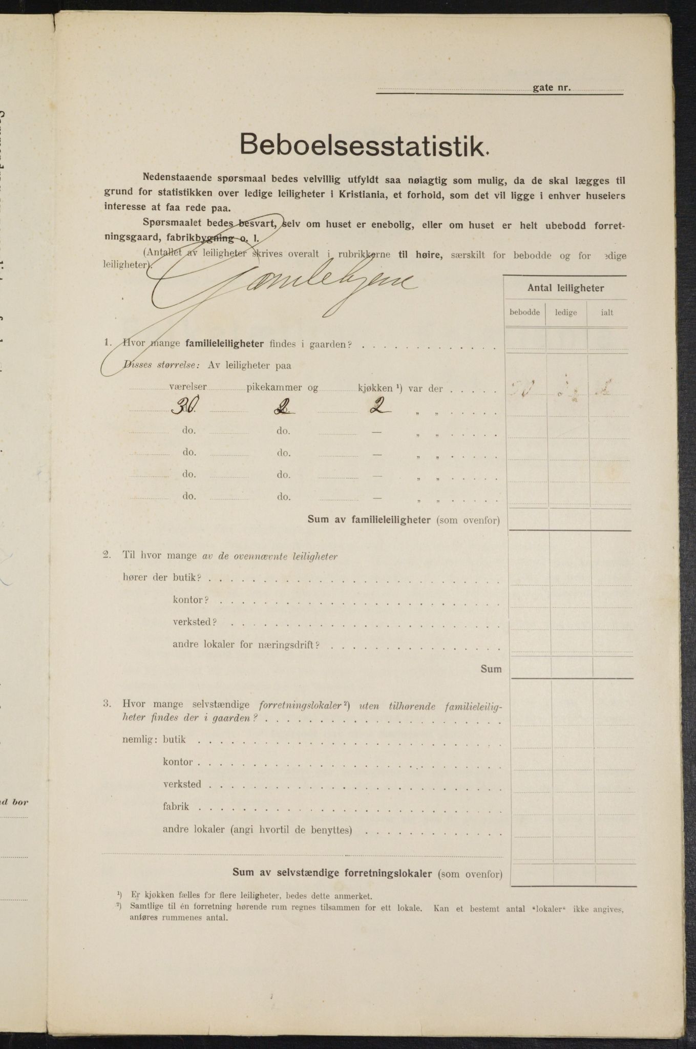 OBA, Kommunal folketelling 1.2.1914 for Kristiania, 1914, s. 122996