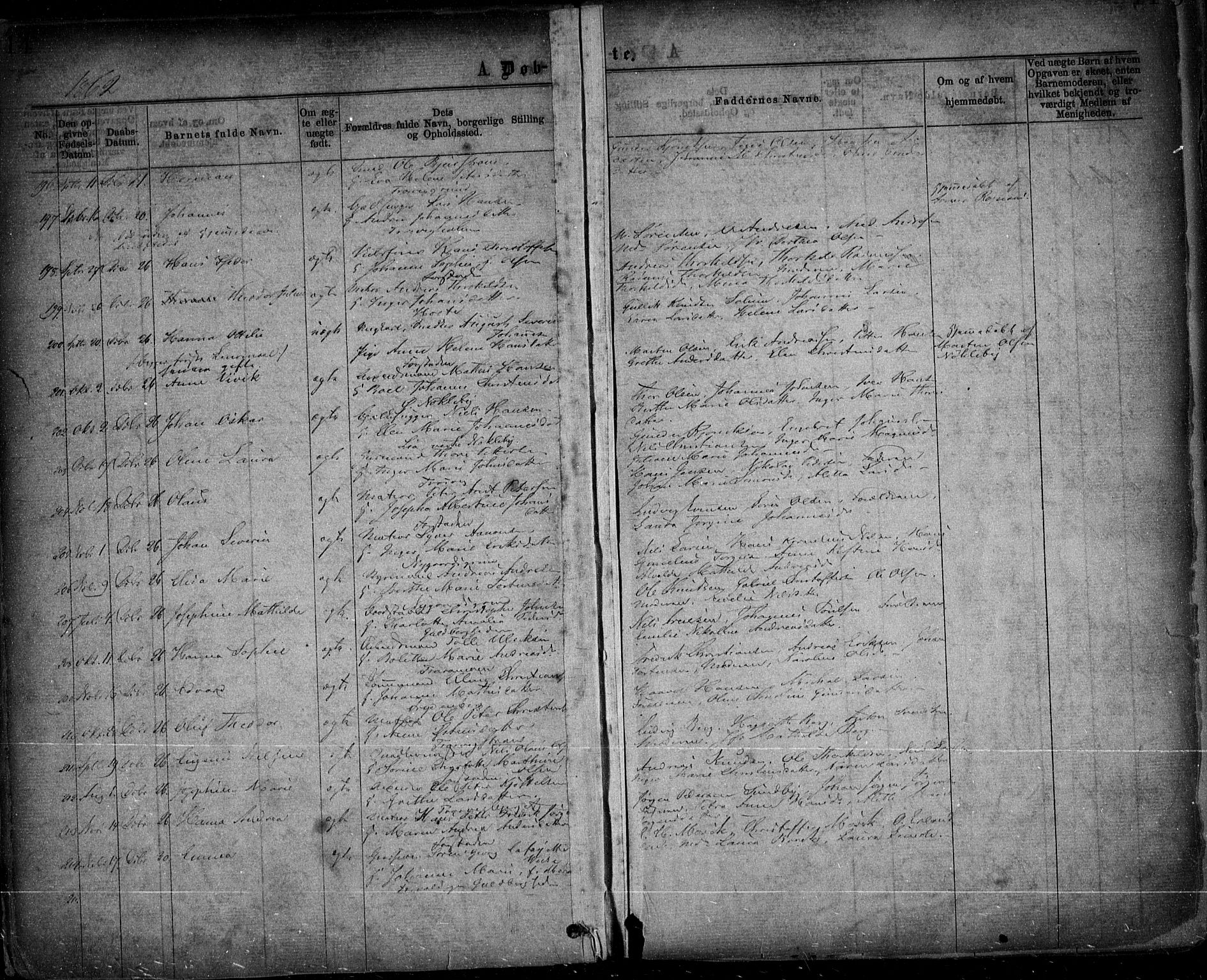 Glemmen prestekontor Kirkebøker, AV/SAO-A-10908/F/Fa/L0008: Ministerialbok nr. 8, 1862-1871, s. 14